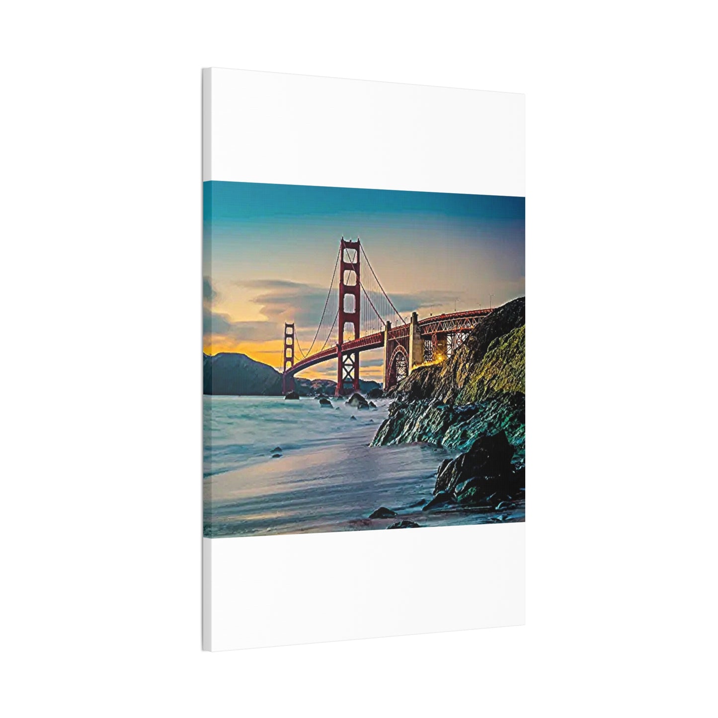 Golden Gate - Canvas Stretched, 0.75"