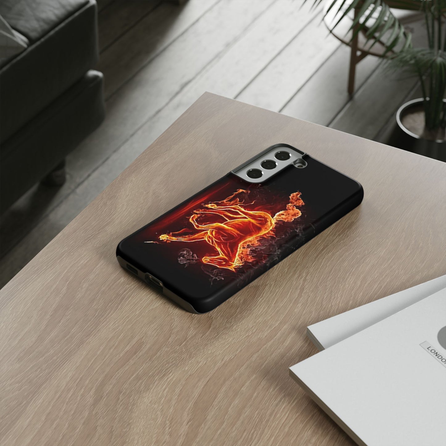 Burning Horse - Whimsical Phone Cases