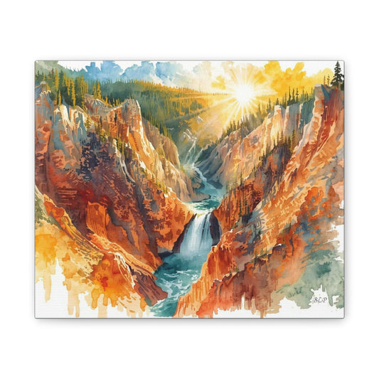 River Canyon - Canvas Stretched, 0.75" - Wall Art 2026 - Scenes