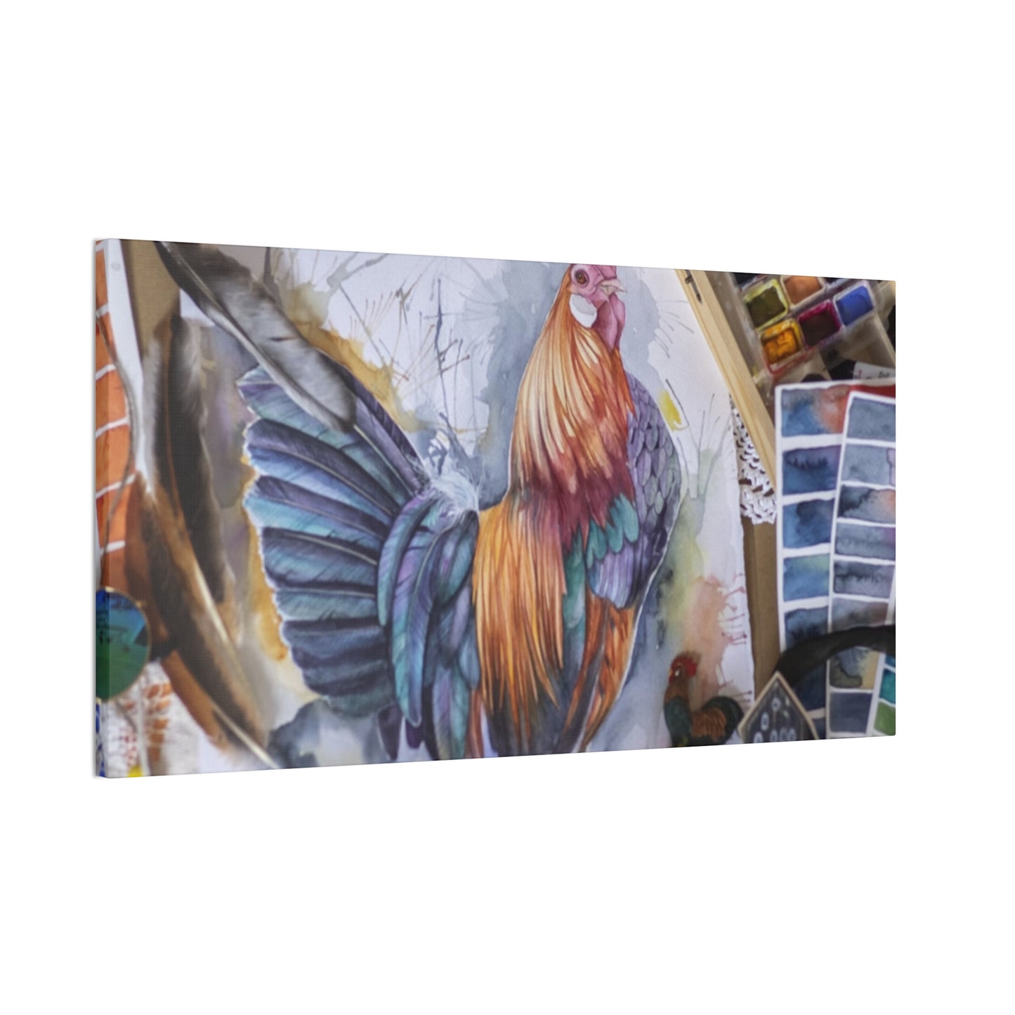 Rooster Art - Canvas Stretched, 0.75"