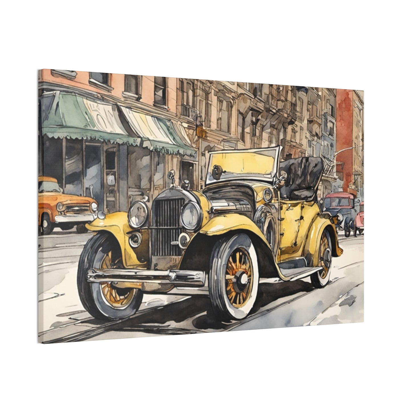 Antique Car - Canvas Stretched, 0.75" - Father's Day