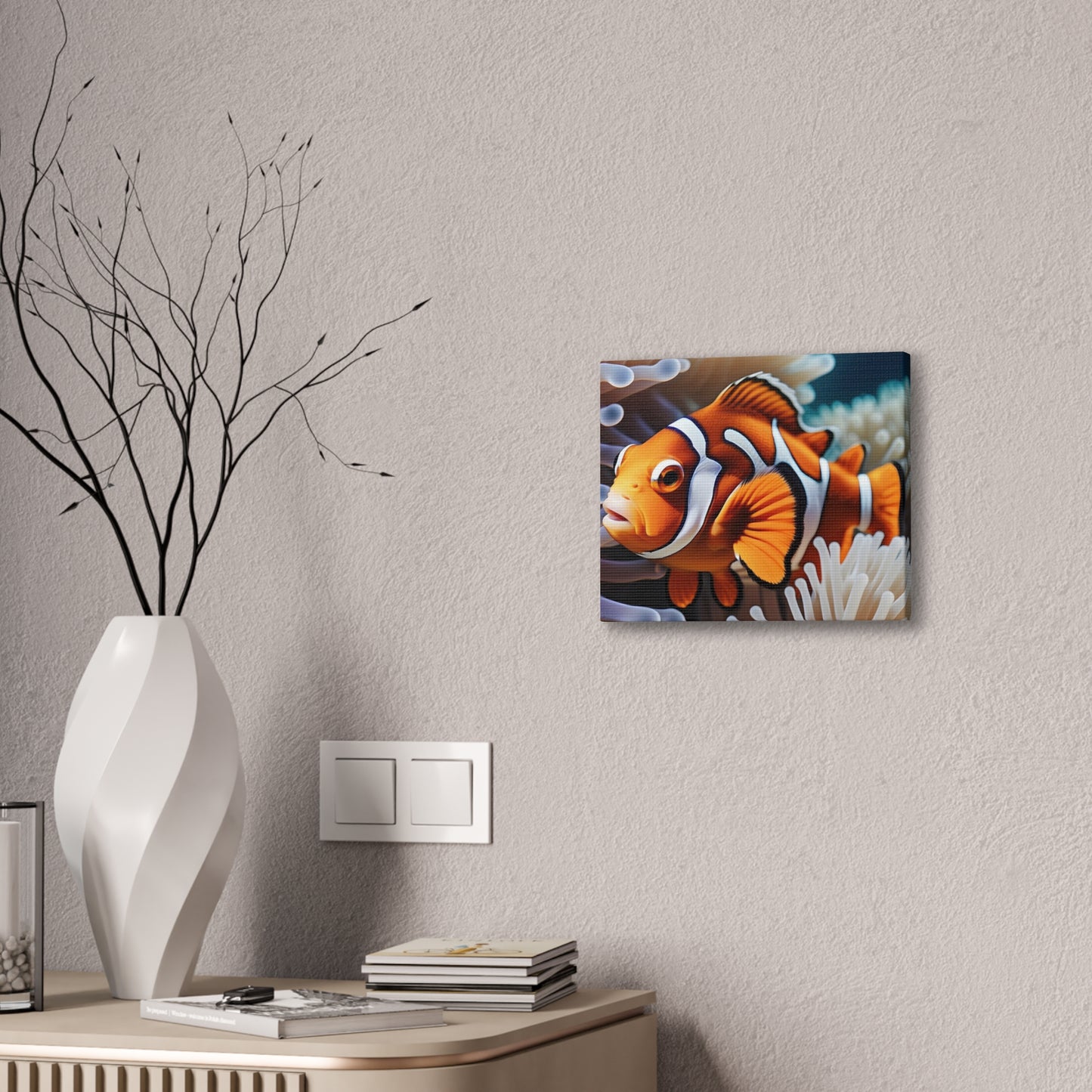 Clown Fish - Canvas Stretched, 0.75"