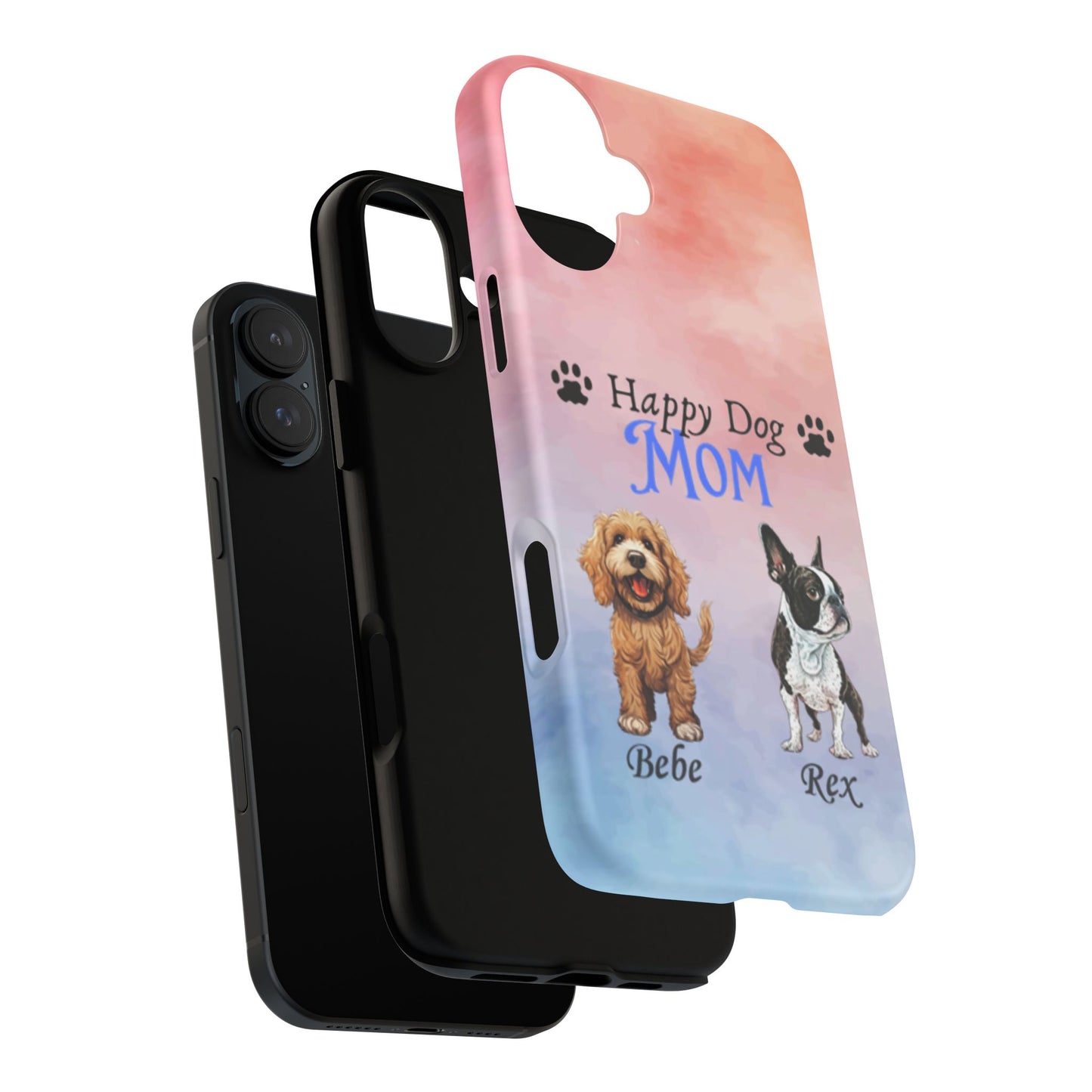 Dog Mom - Personalized - Whimsical Phone Cases - Mother's Day