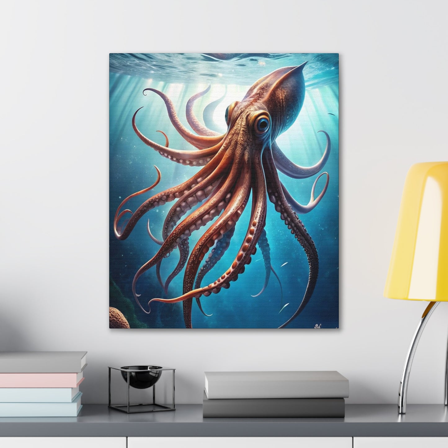 Octopus - Canvas Stretched, 0.75"