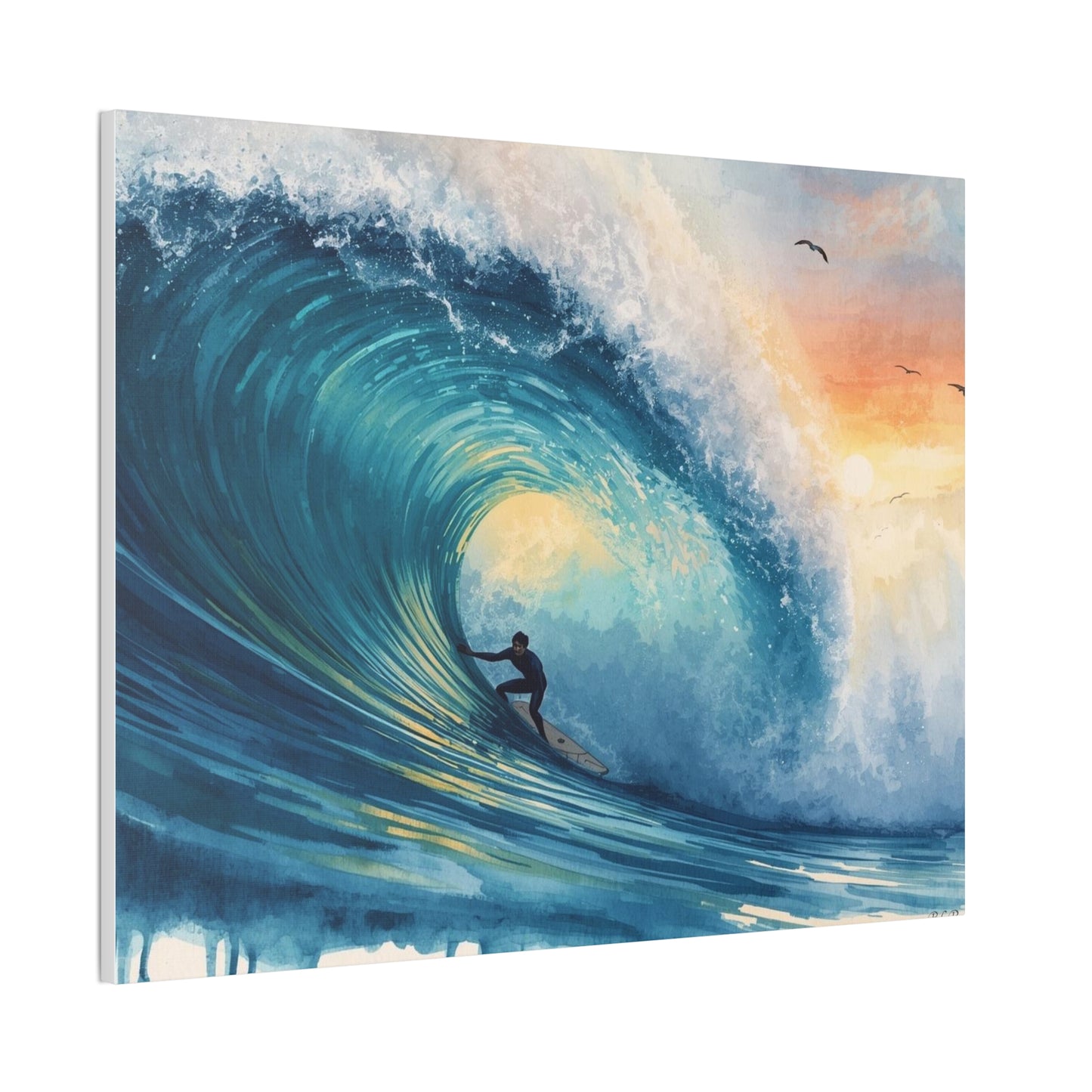 The Curl - Canvas Stretched, 0.75" - Wall Art 2026 - Sports