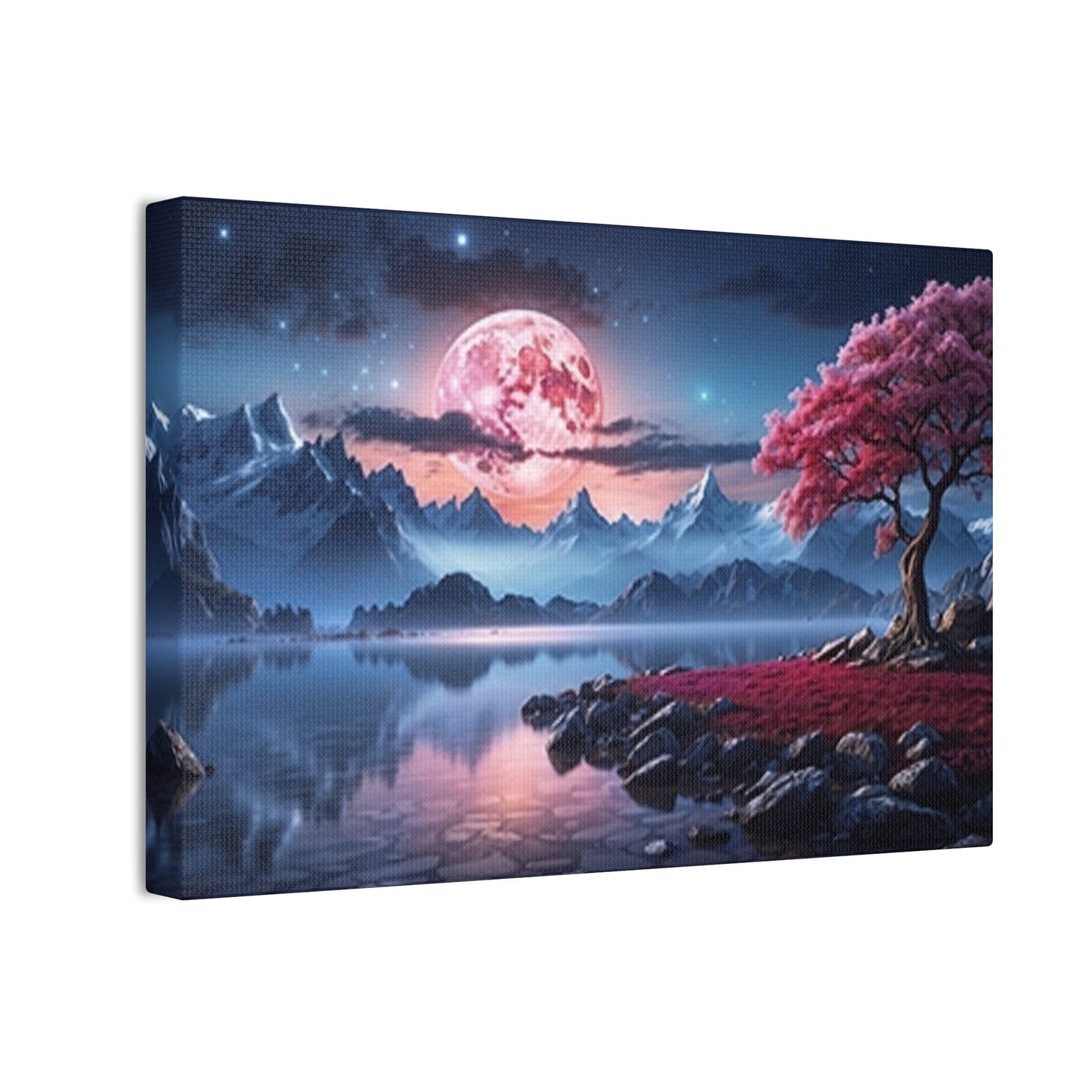 Moon Scape - Canvas Stretched, 0.75"