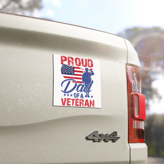 Military - Veteran - Car Magnets - Father's Day