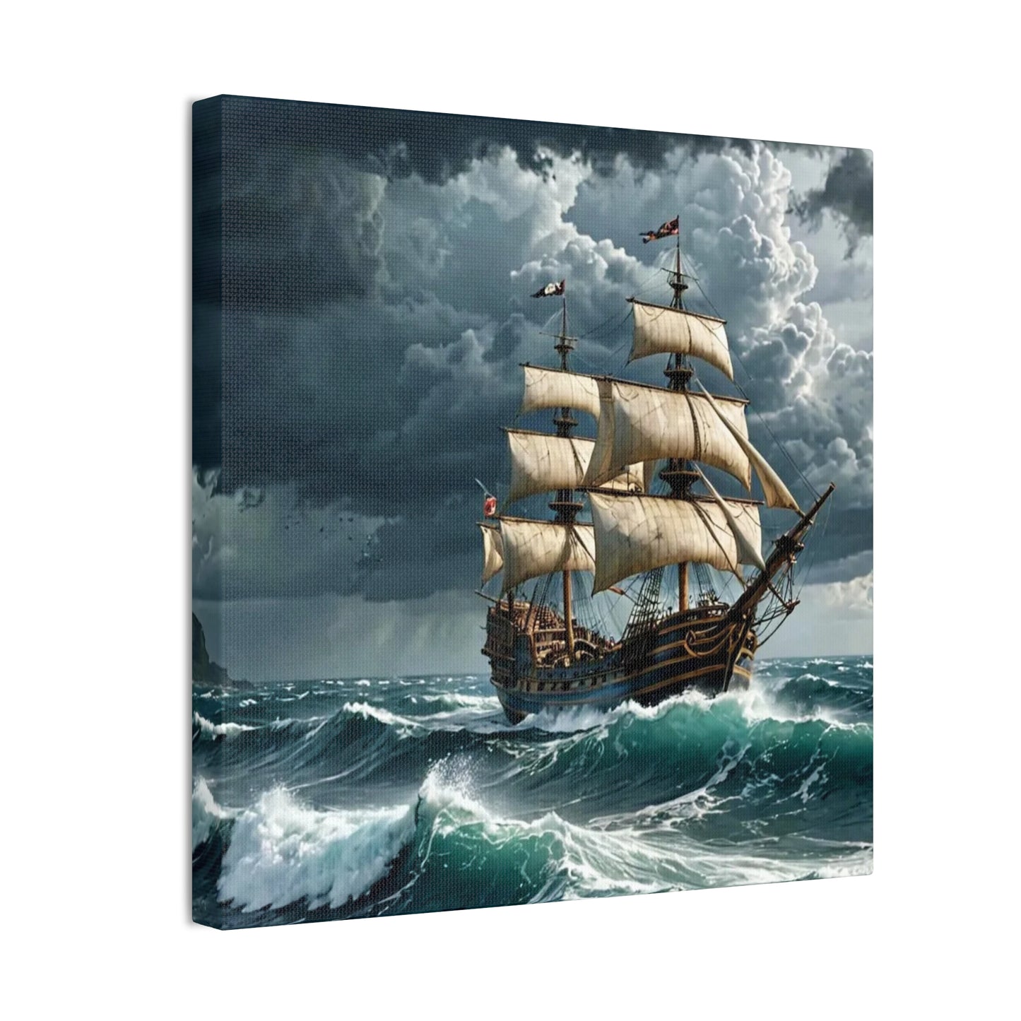 Sailing Ship - Canvas Stretched, 0.75" - Father's Day