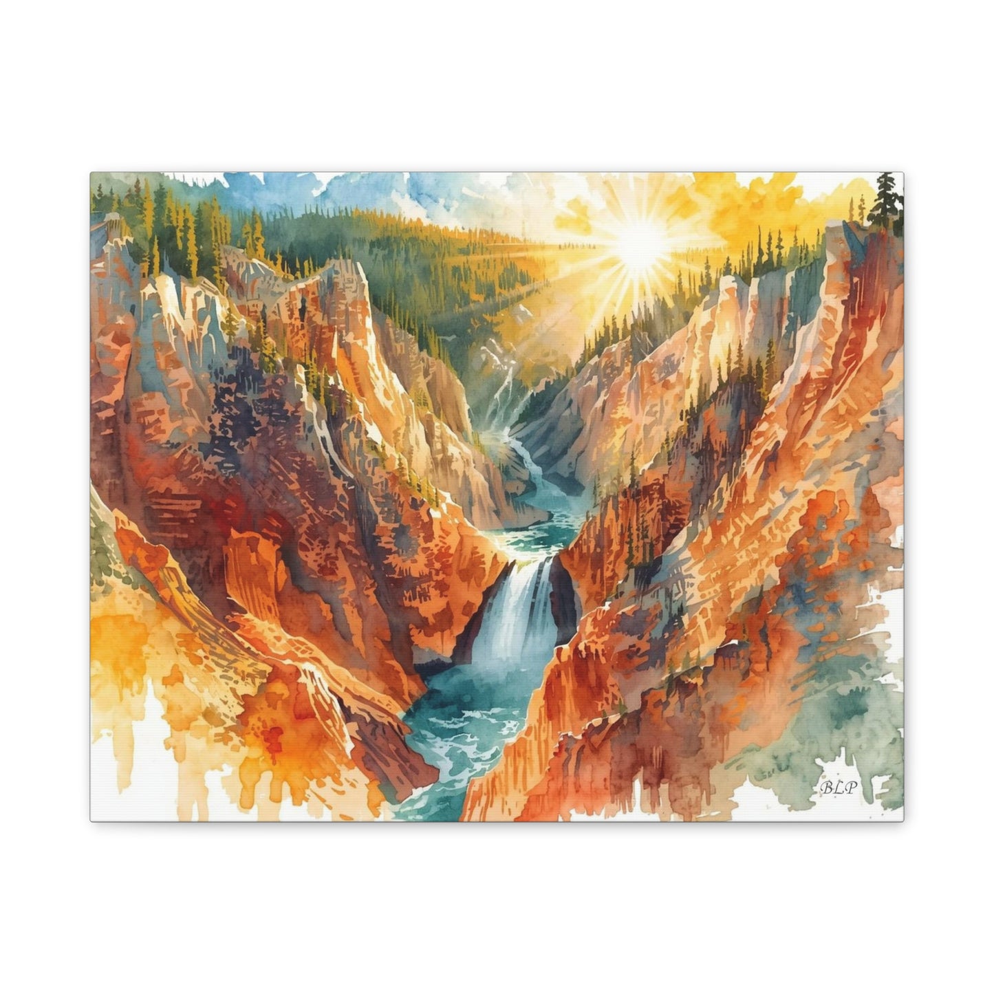 River Canyon - Canvas Stretched, 0.75" - Wall Art 2026 - Scenes