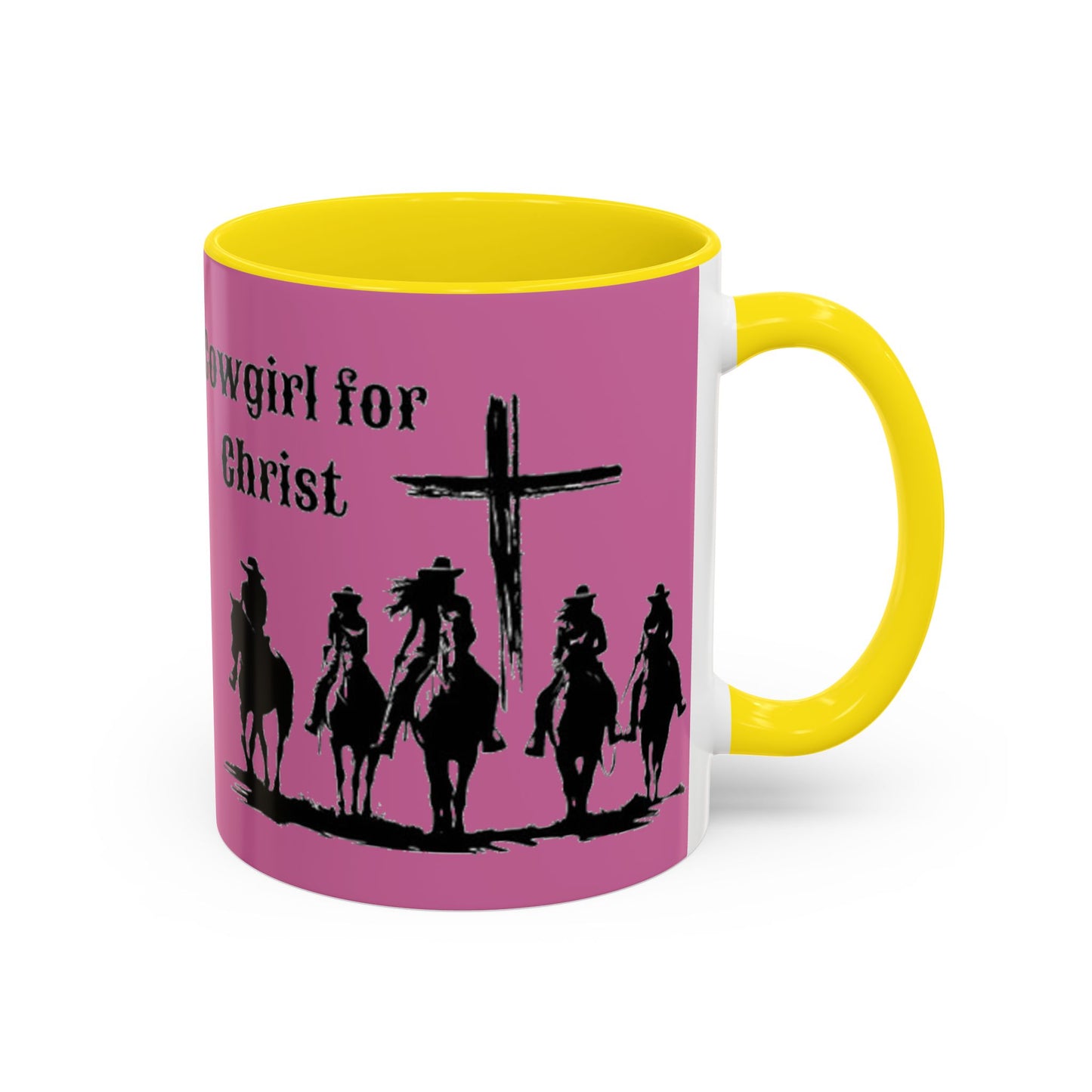 Cowgirl for Christ - Accent Coffee Mug (11, 15oz) - Easter - Mother's Day