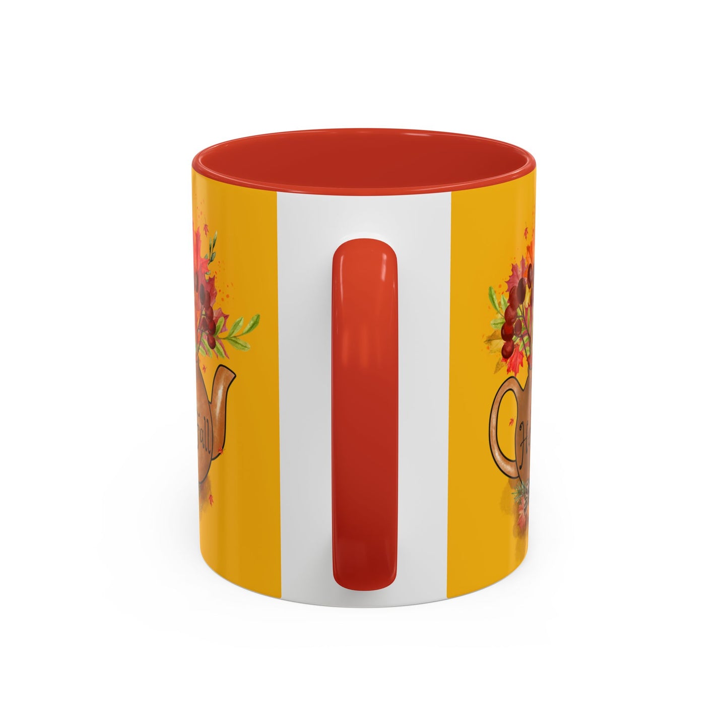 Hello Fall - Accent Coffee Mug (11, 15oz)