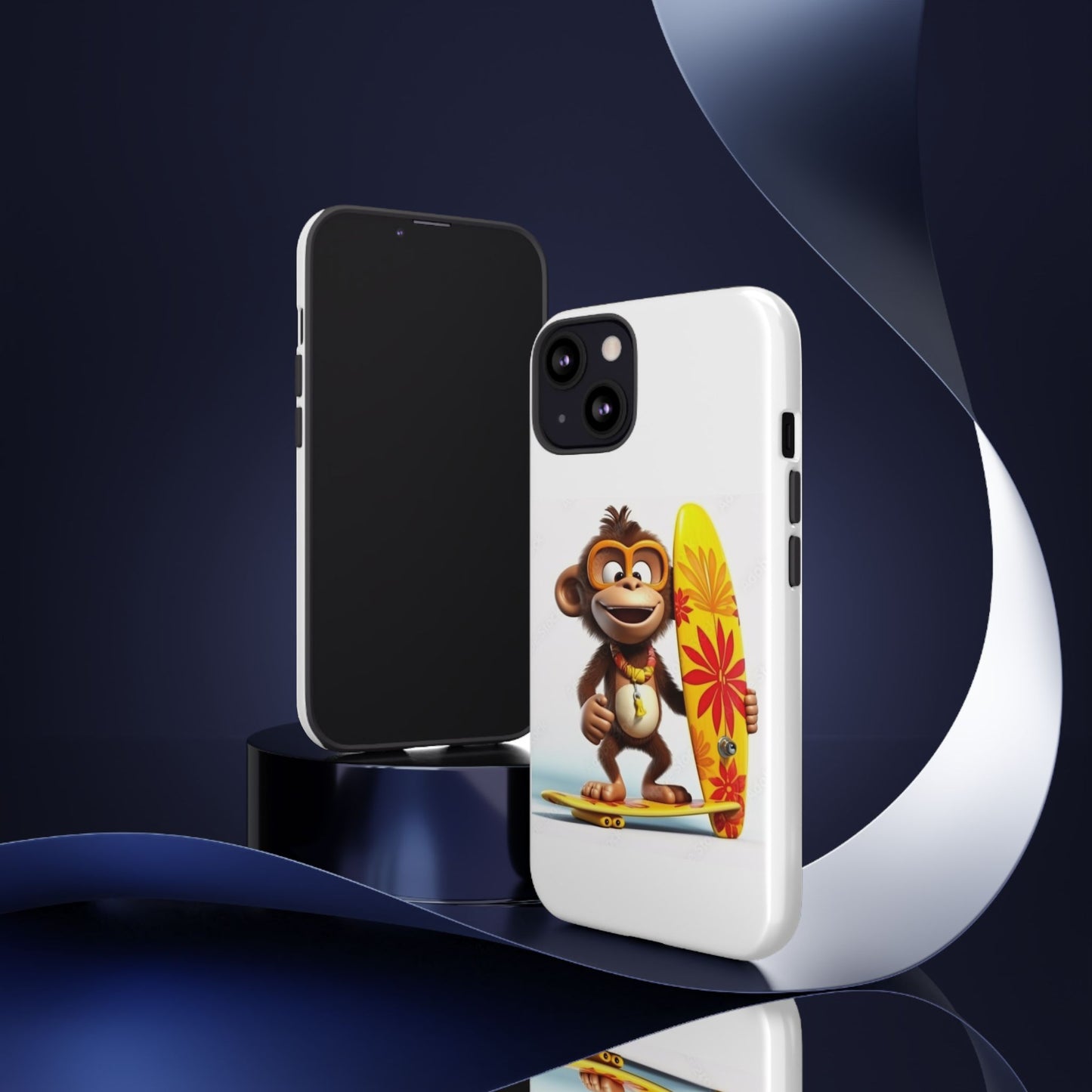 Surfer Monkey -Tough Whimsical Phone Cases