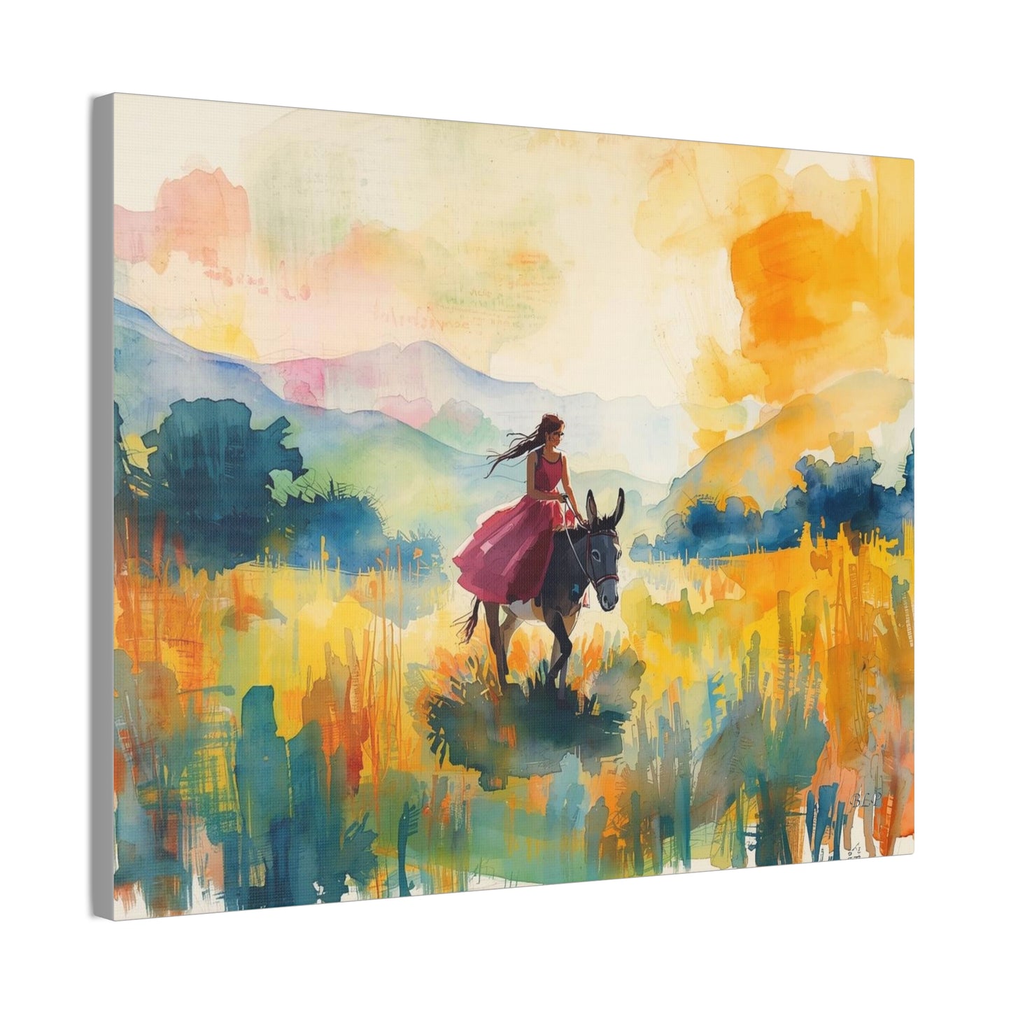 Girl in the Field - Canvas Stretched, 0.75" - Wall Art 2026 - Individuals