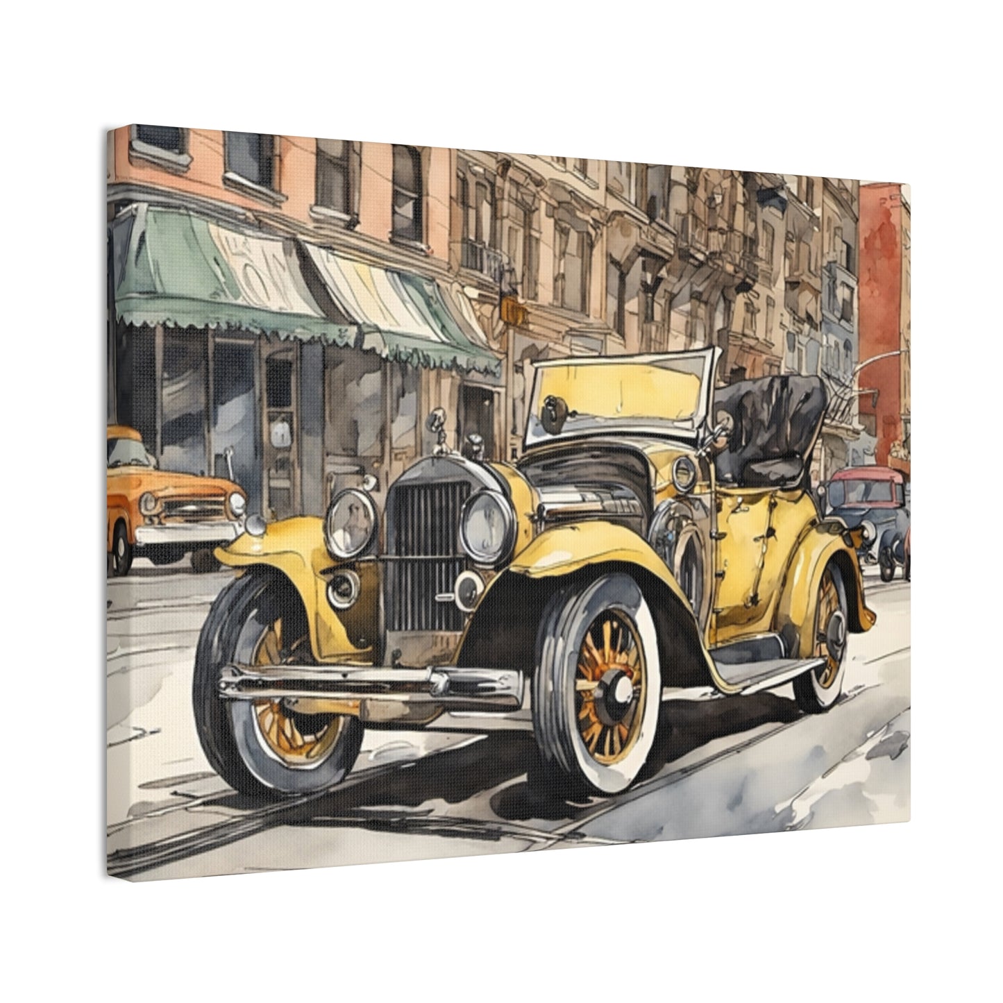 Antique Car - Canvas Stretched, 0.75" - Father's Day