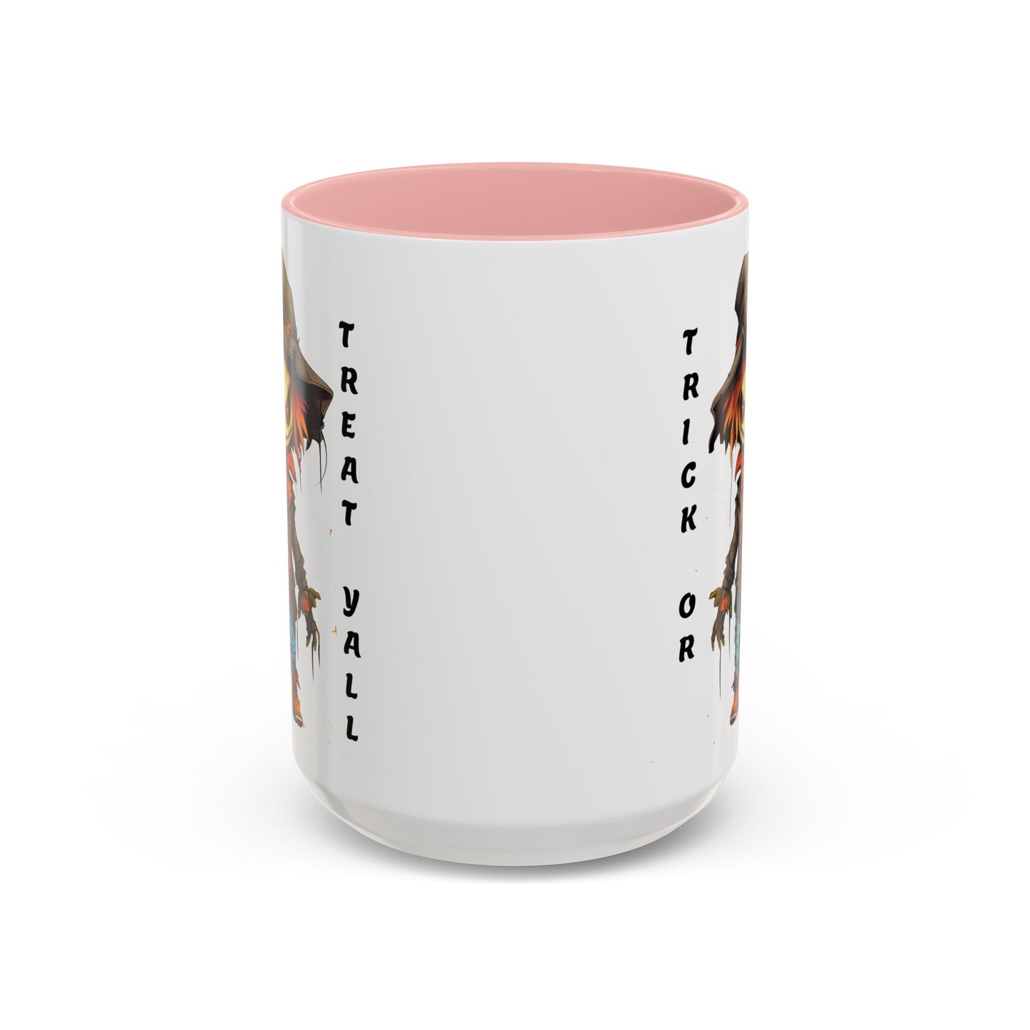 Trick or Treat Yall - Accent Coffee Mug (11, 15oz) - Halloween