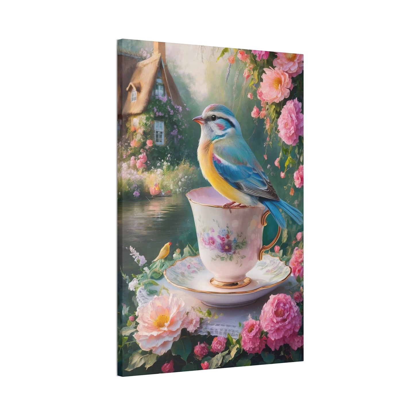 Blue Bird - Canvas Stretched, 0.75"