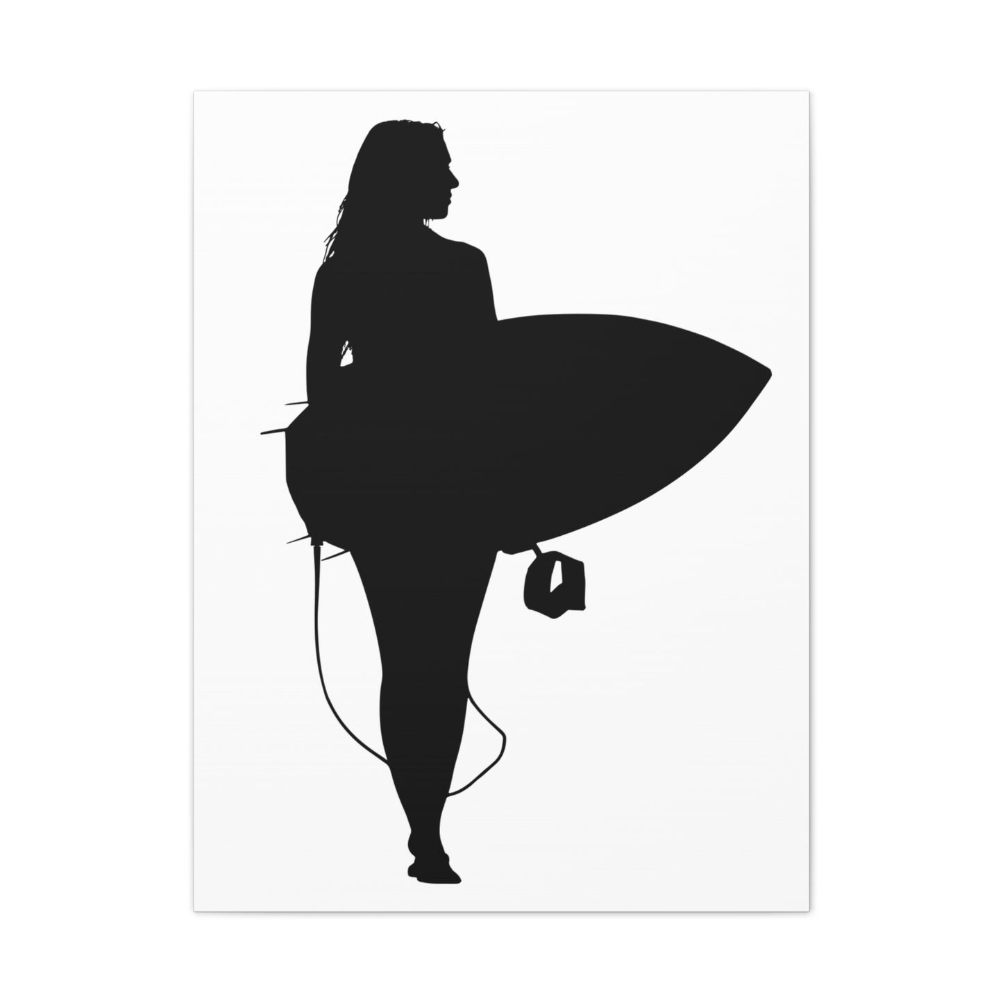 Surfer Girl - Canvas Stretched, 0.75"