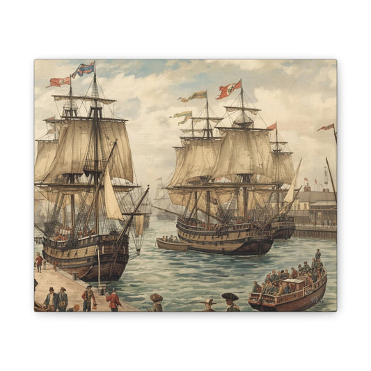 Dockside - Canvas Stretched, 0.75" - 2026 Wall Art - Scenes