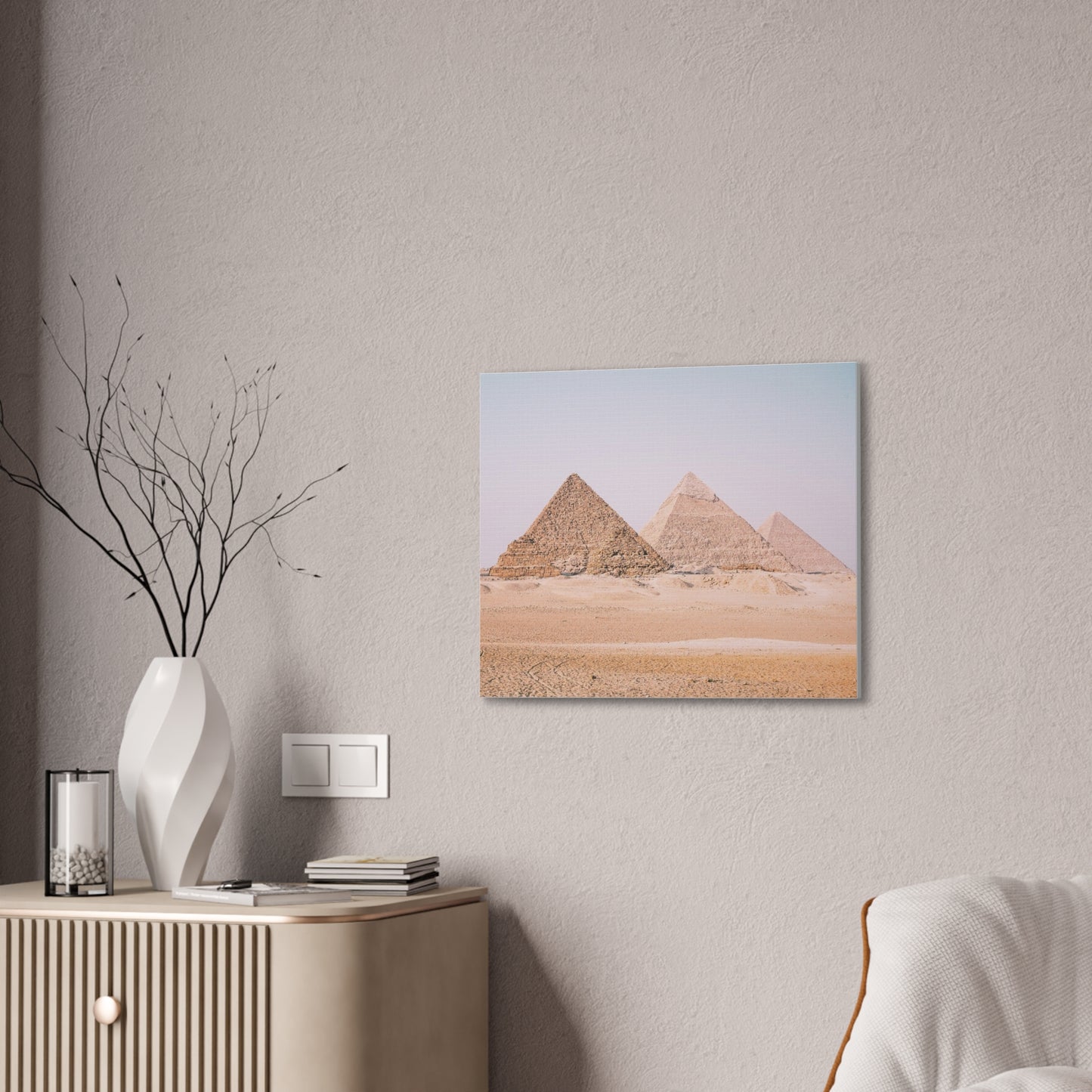 Pyramids - Canvas Stretched, 0.75"