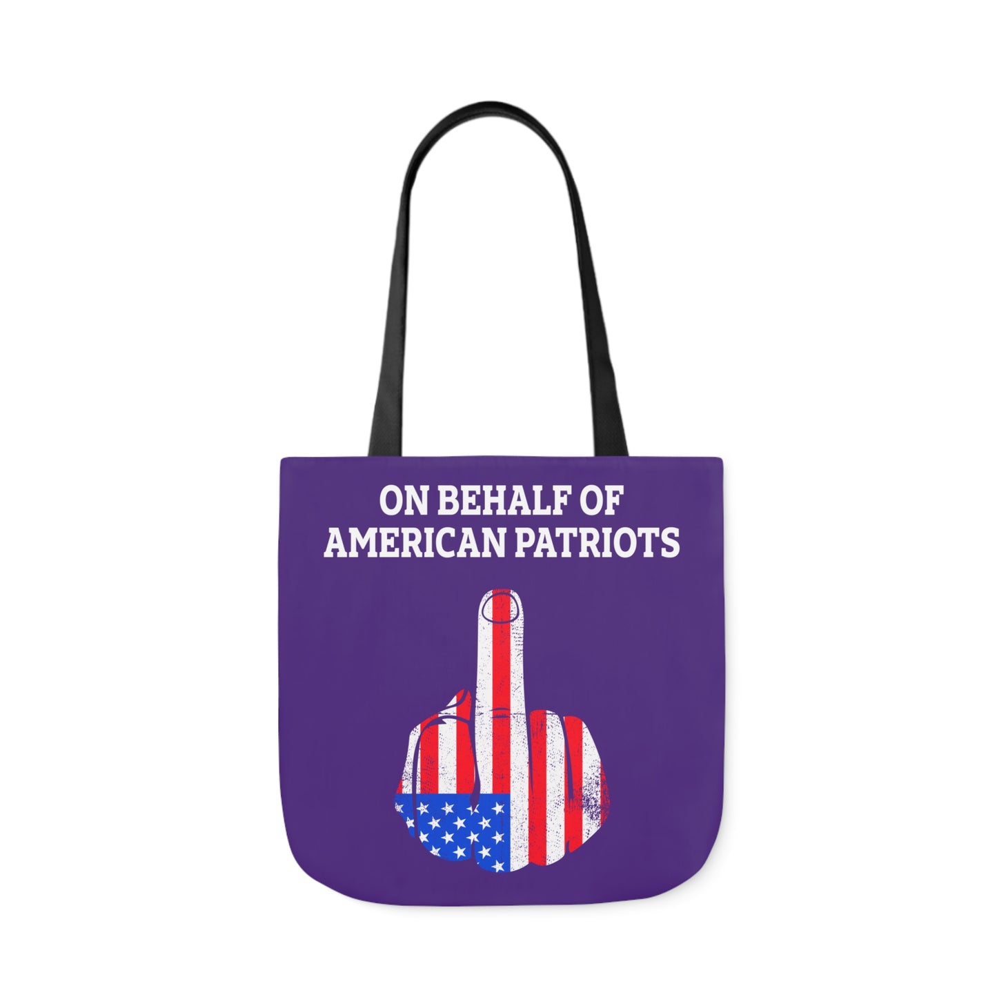 On Behalf - Canvas Tote Bag, 5-Color Straps veterans - Patriotic