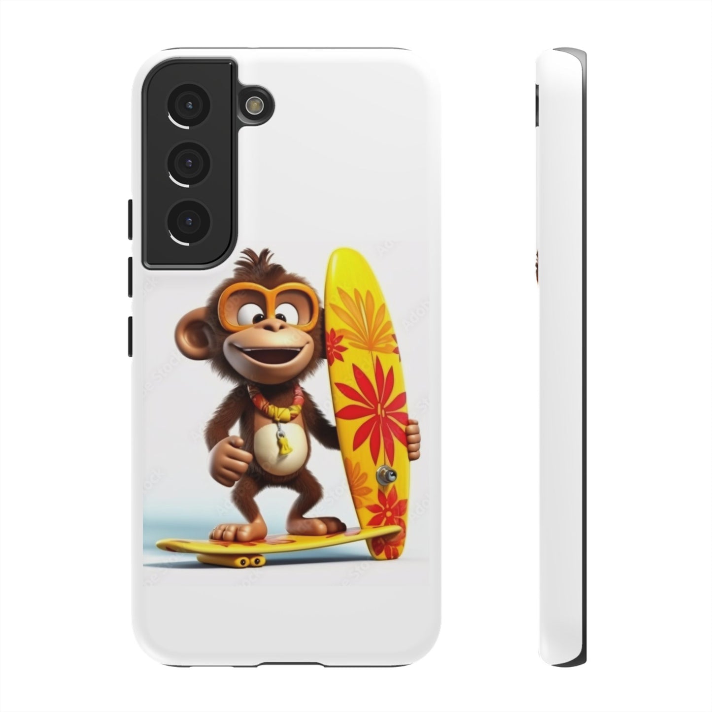 Surfer Monkey -Tough Whimsical Phone Cases