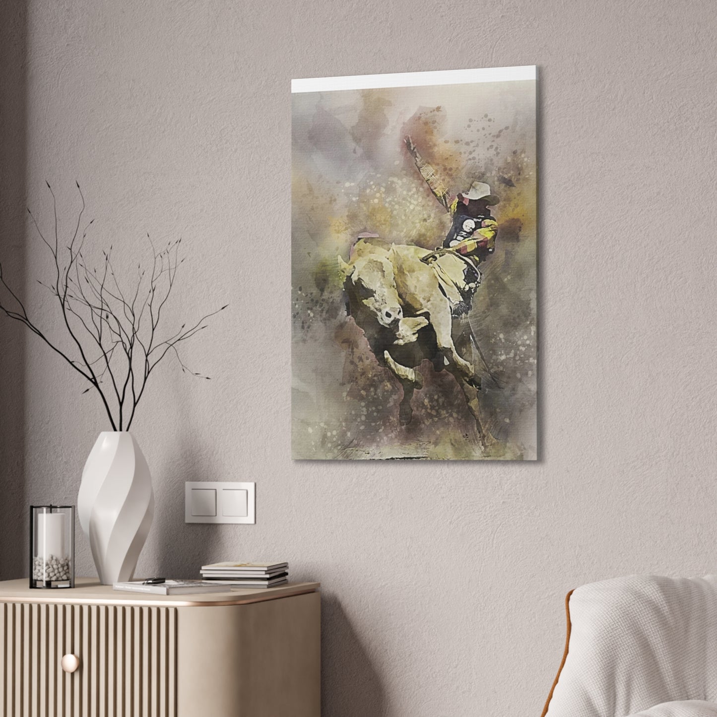 Cowboy PBR - Canvas Stretched, 0.75"