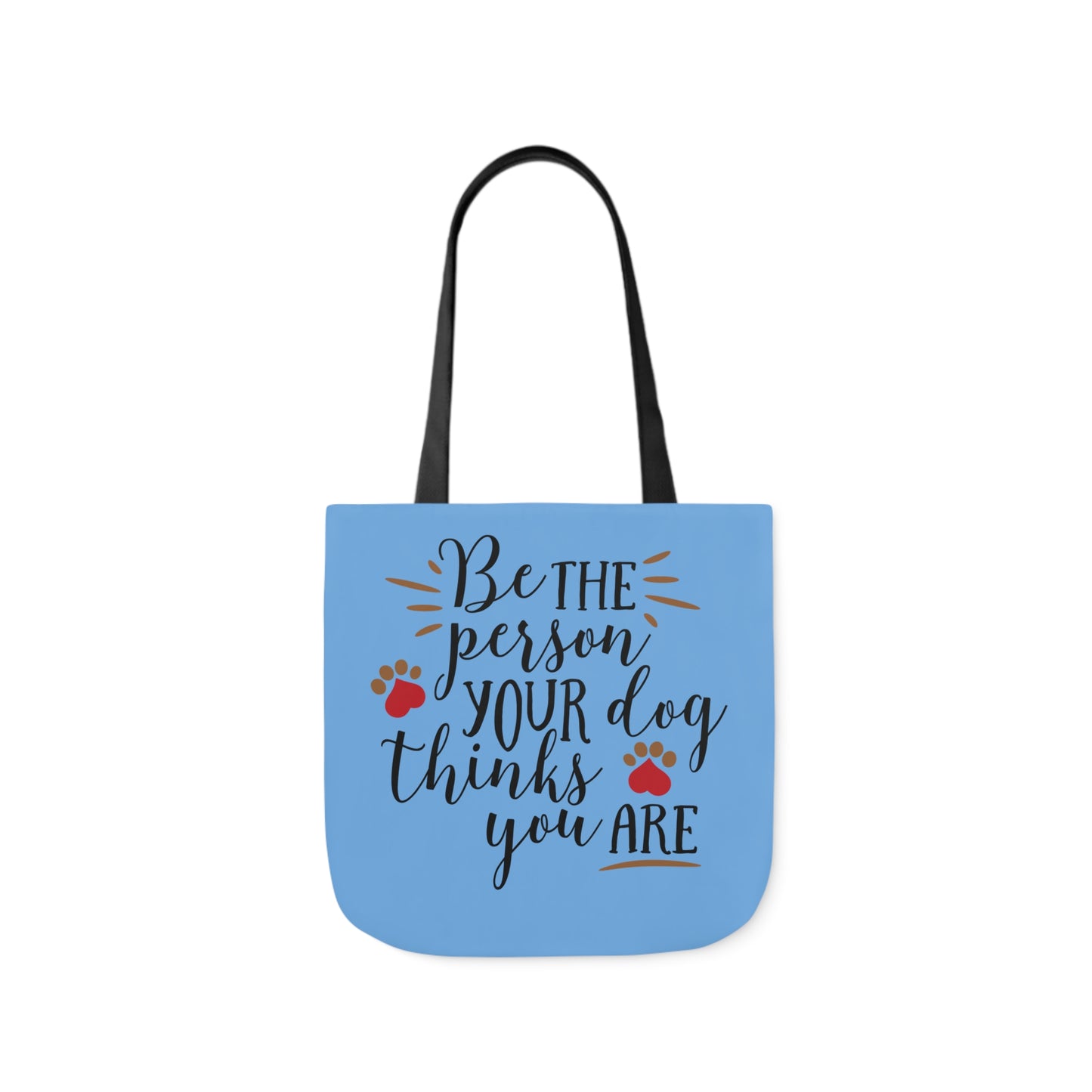 Be the Person - Canvas Tote Bag, 5-Color Straps