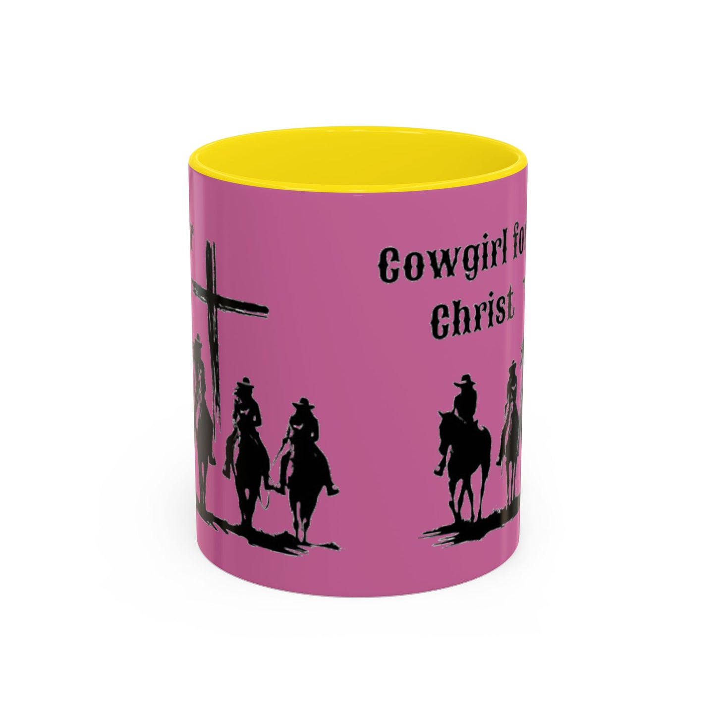 Cowgirl for Christ - Accent Coffee Mug (11, 15oz) - Easter - Mother's Day