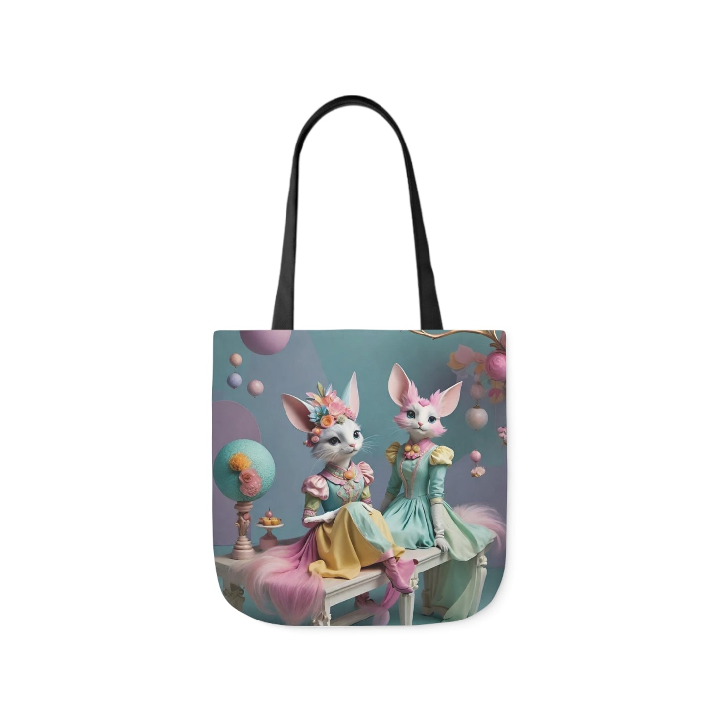 Birthday Party - Canvas Tote Bag, 5-Color Straps Easter