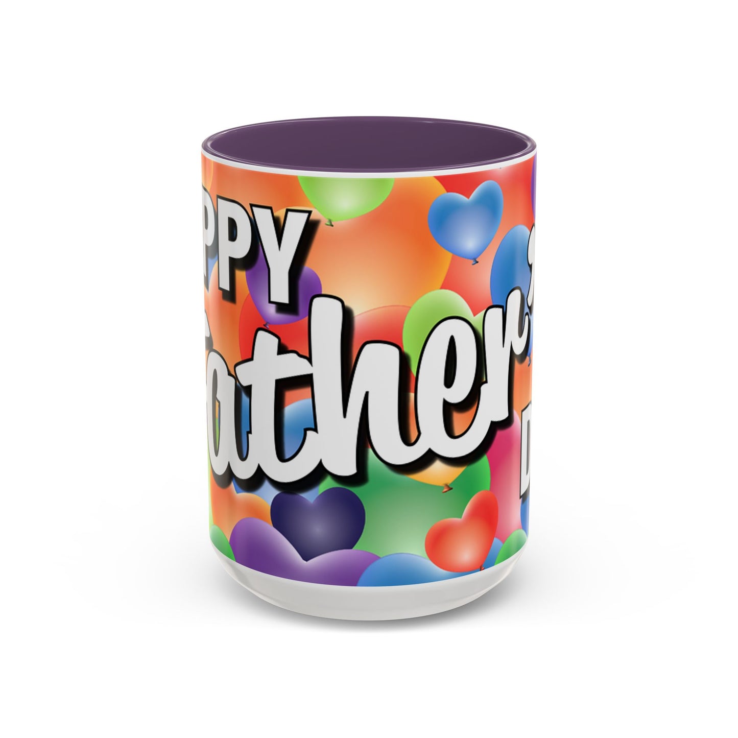 Happy Father's Day - Accent Coffee Mug (11, 15oz) - Father's Day