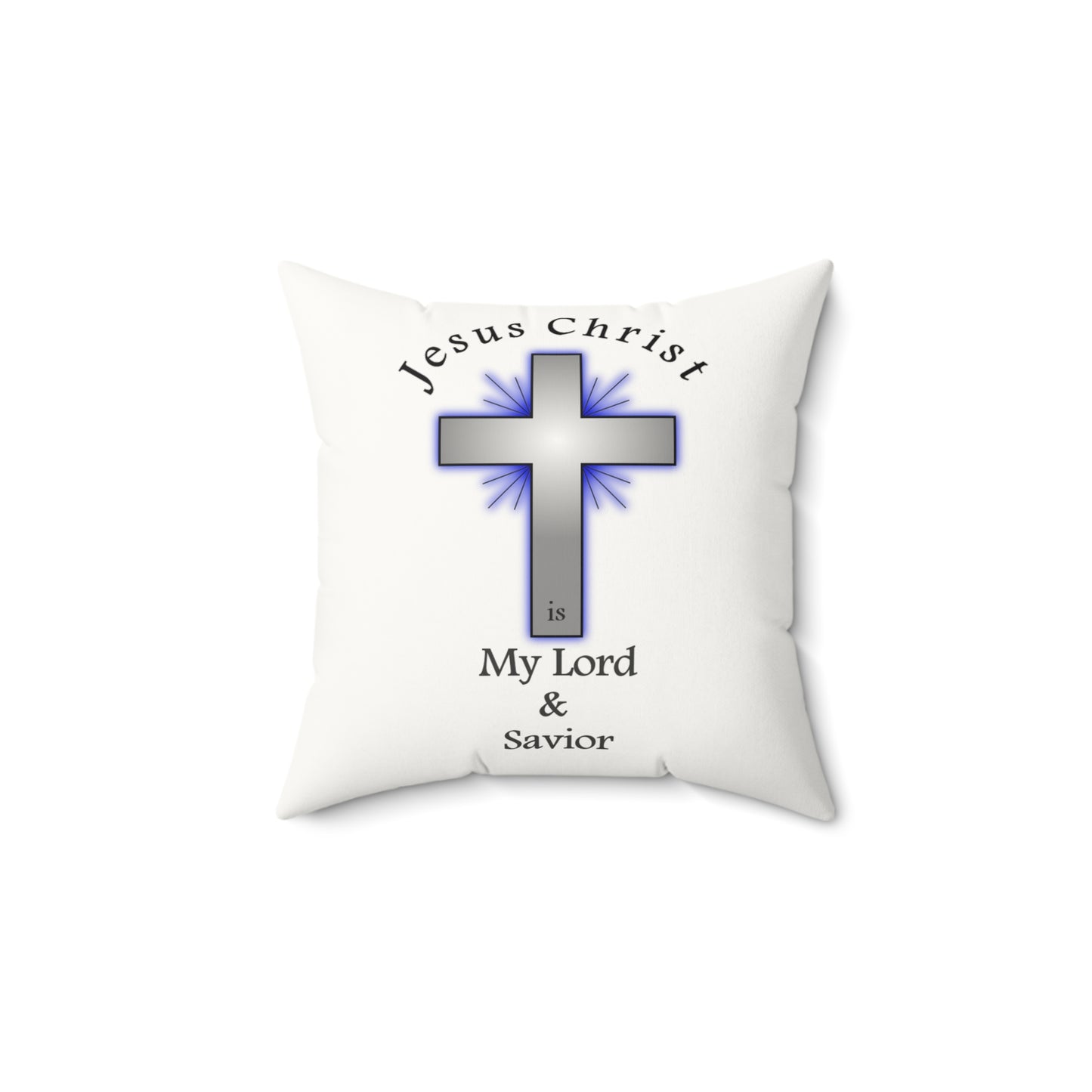 My Lord and Savior - Faux Suede Square Pillow - Easter - Mother's Day - Father's Day