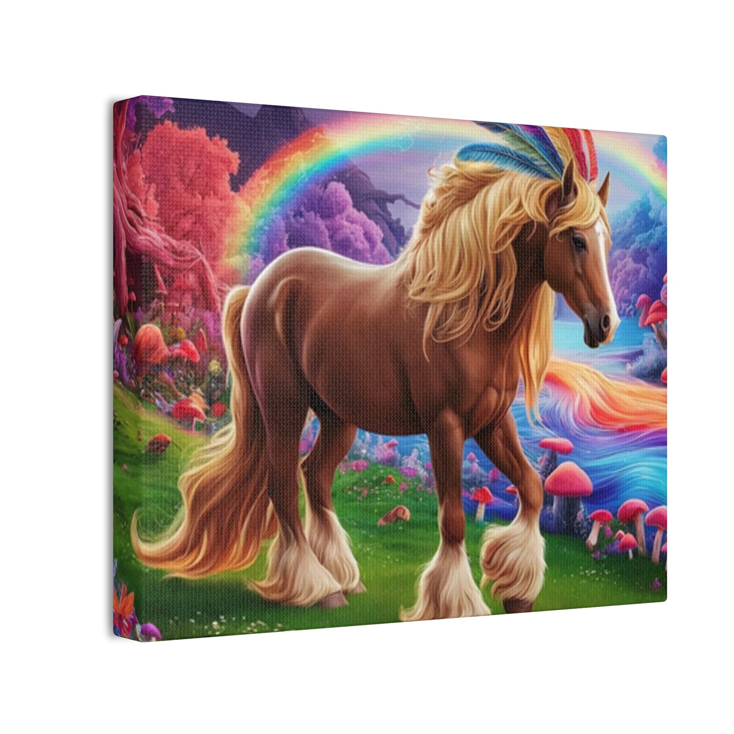 Colorful Horse - Canvas Stretched, 0.75"