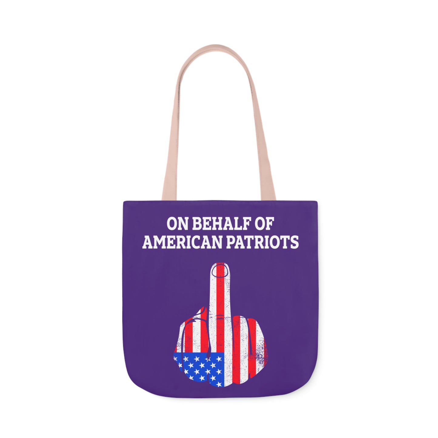 On Behalf - Canvas Tote Bag, 5-Color Straps veterans - Patriotic