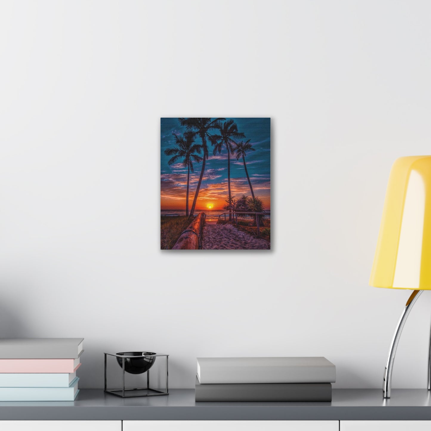 Sunset Palms - Canvas Stretched, 0.75"