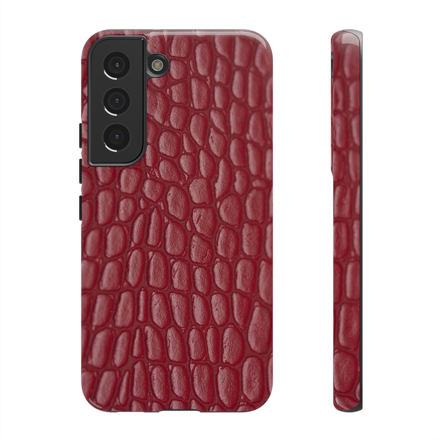 Red Leather - Tough Cases - Whimsical Phone Cases