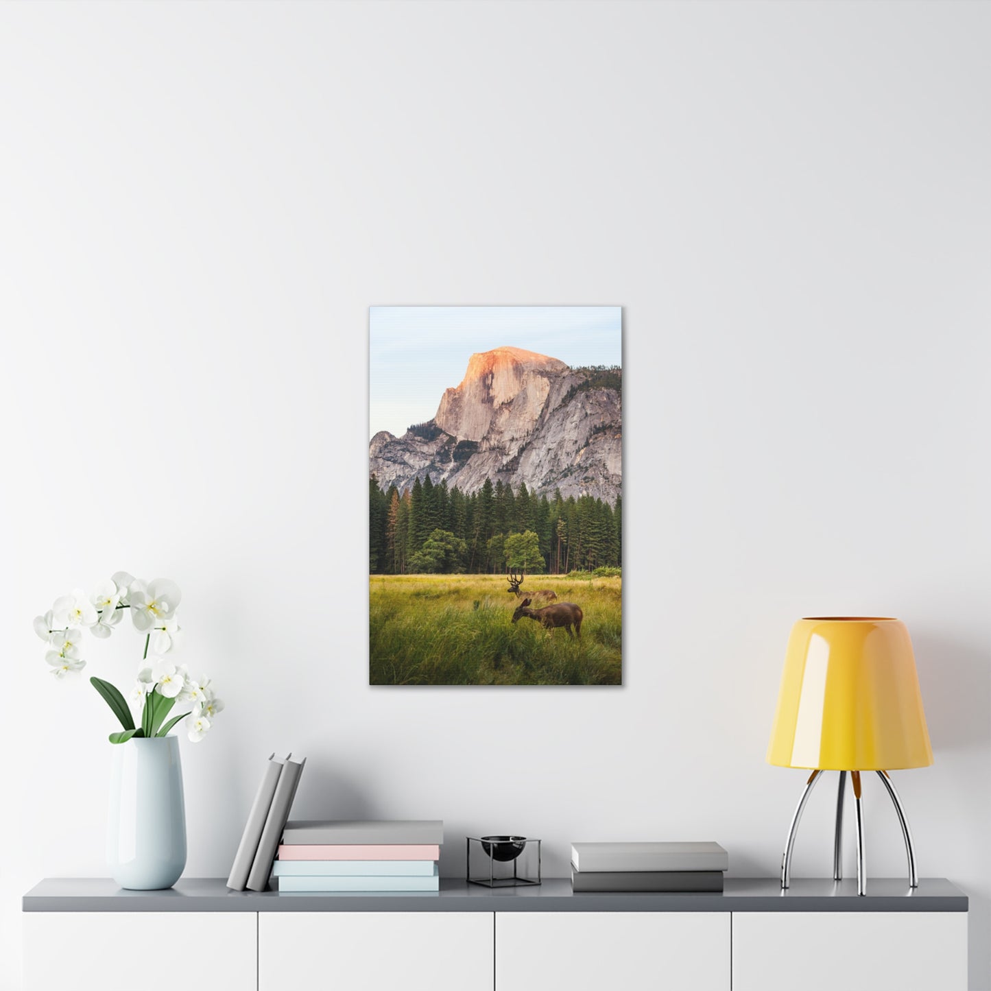 Half Dome Meadow - Canvas Stretched, 0.75"