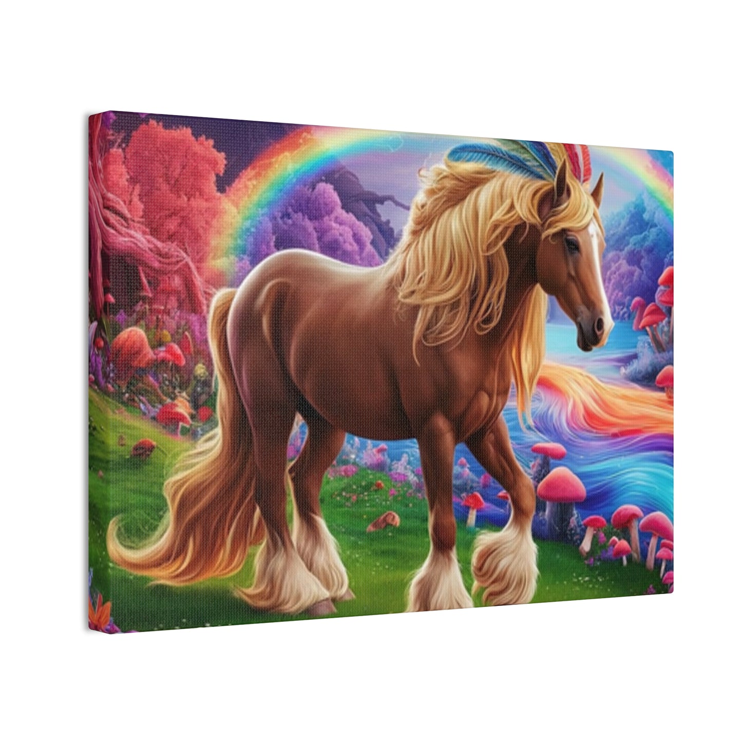 Colorful Horse - Canvas Stretched, 0.75"