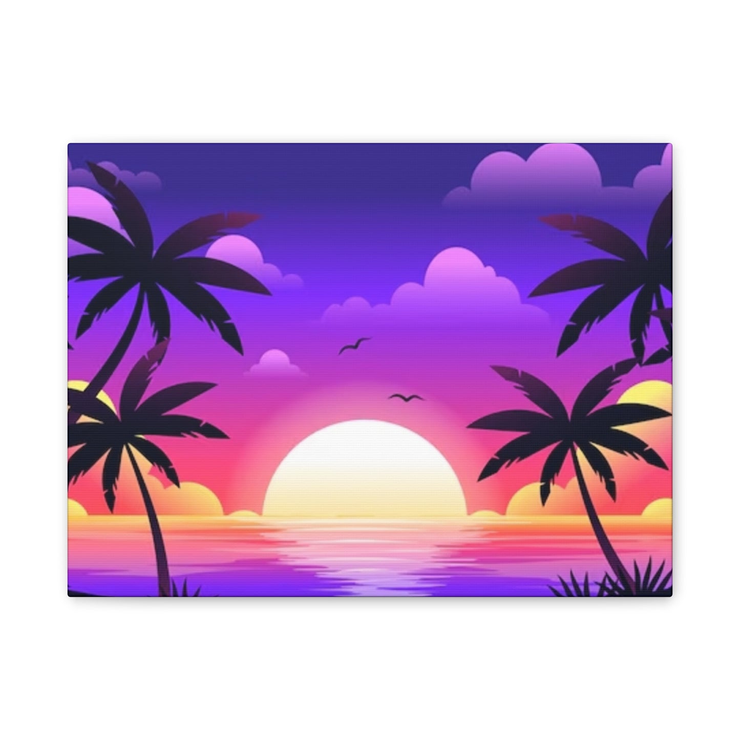 Island Sunset - Canvas Stretched, 0.75"