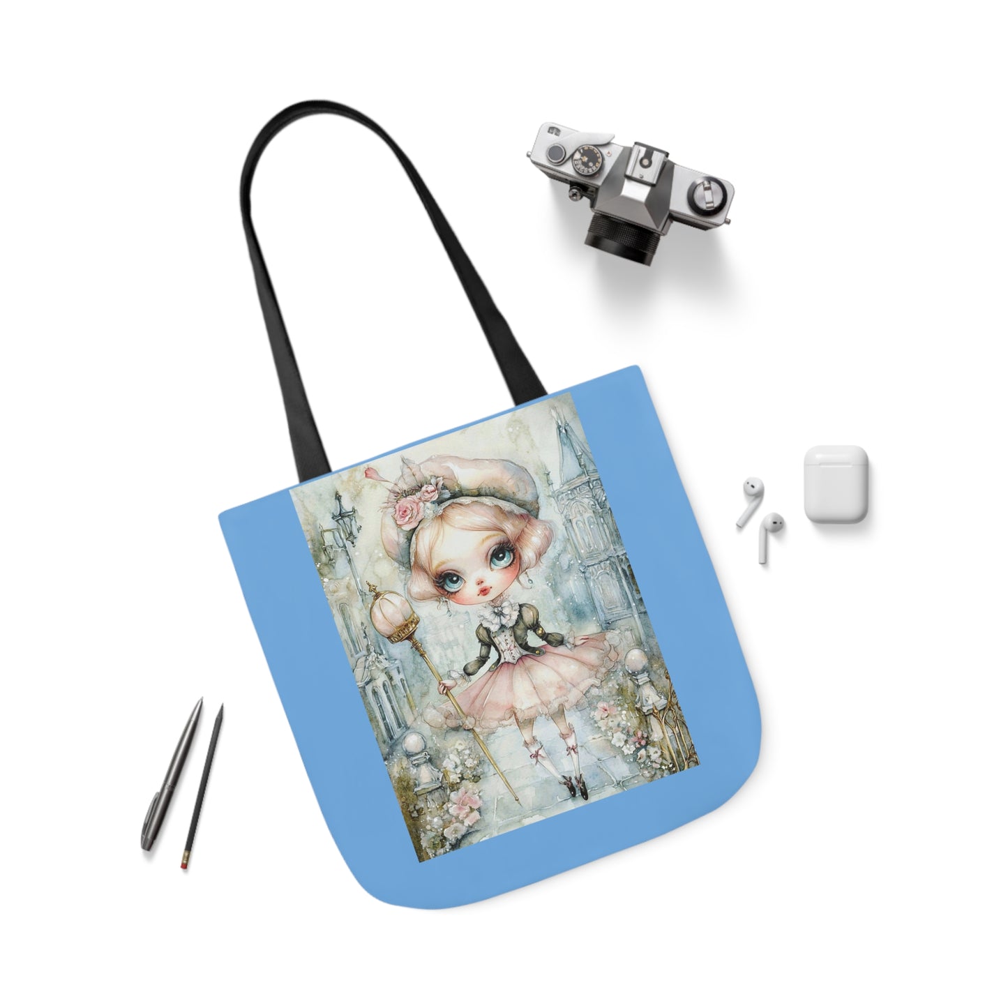 Tiny Dancer - Canvas Tote Bag, 5-Color Straps