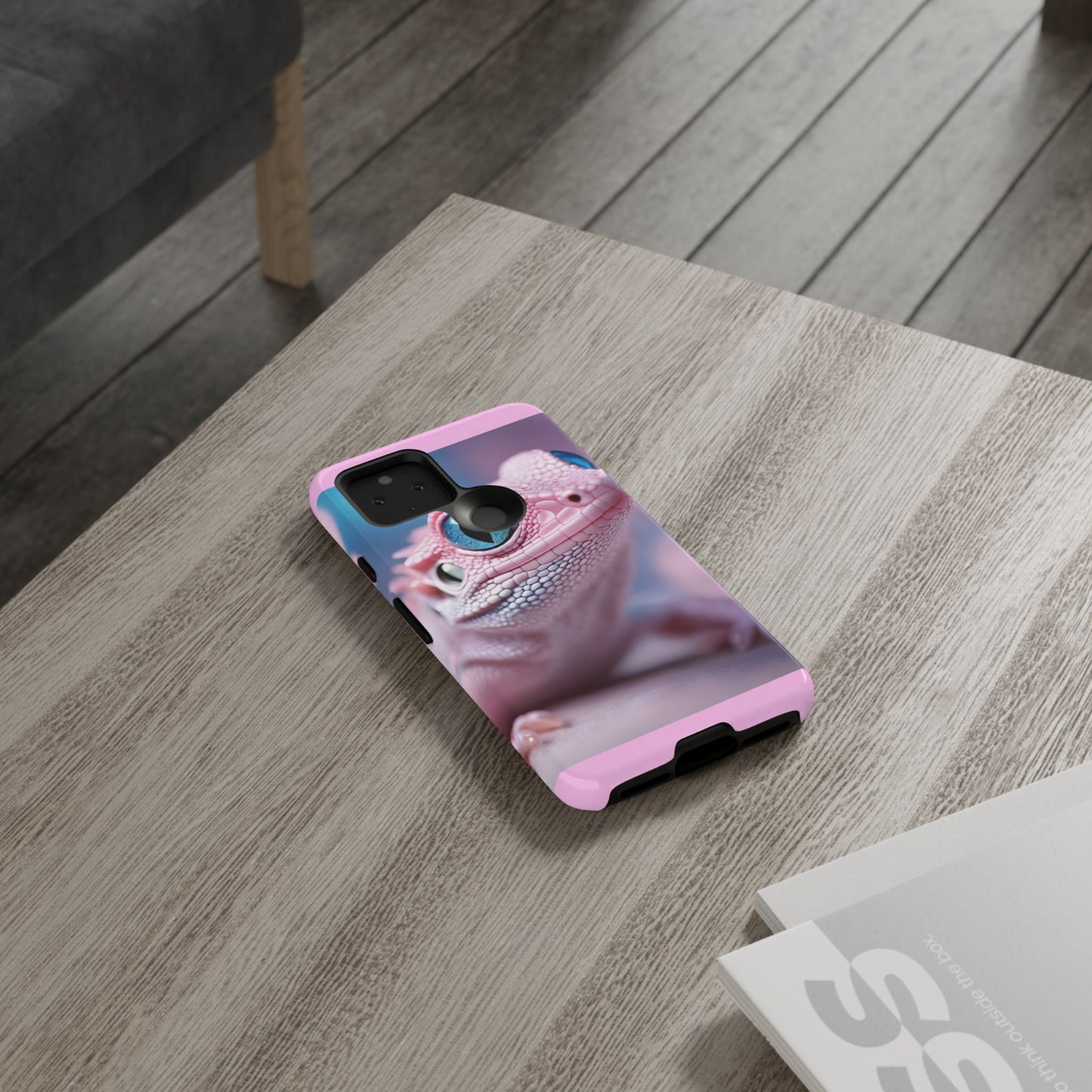 Pink Lizard - Whimsical Phone Cases