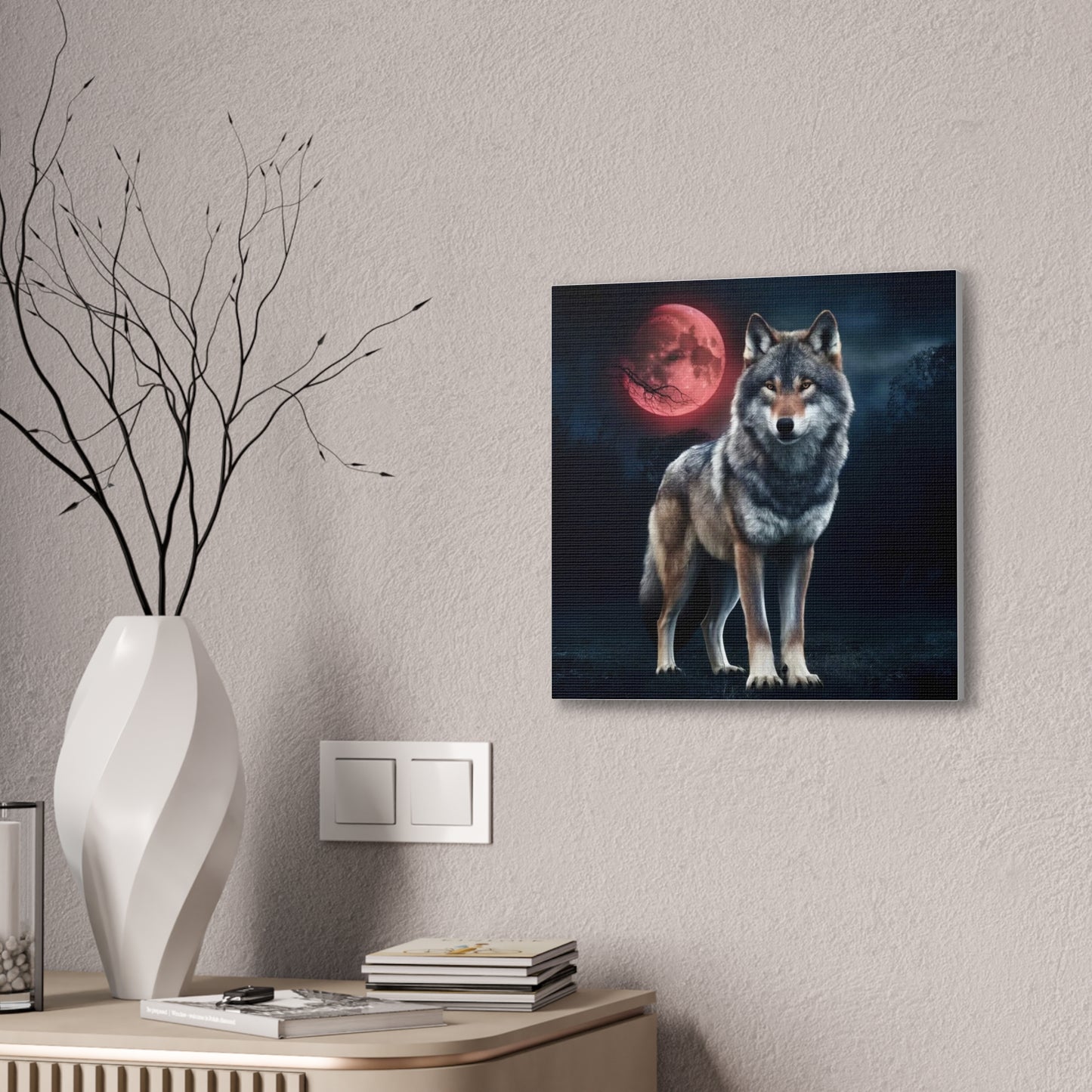 Wolf - Canvas Stretched, 0.75"