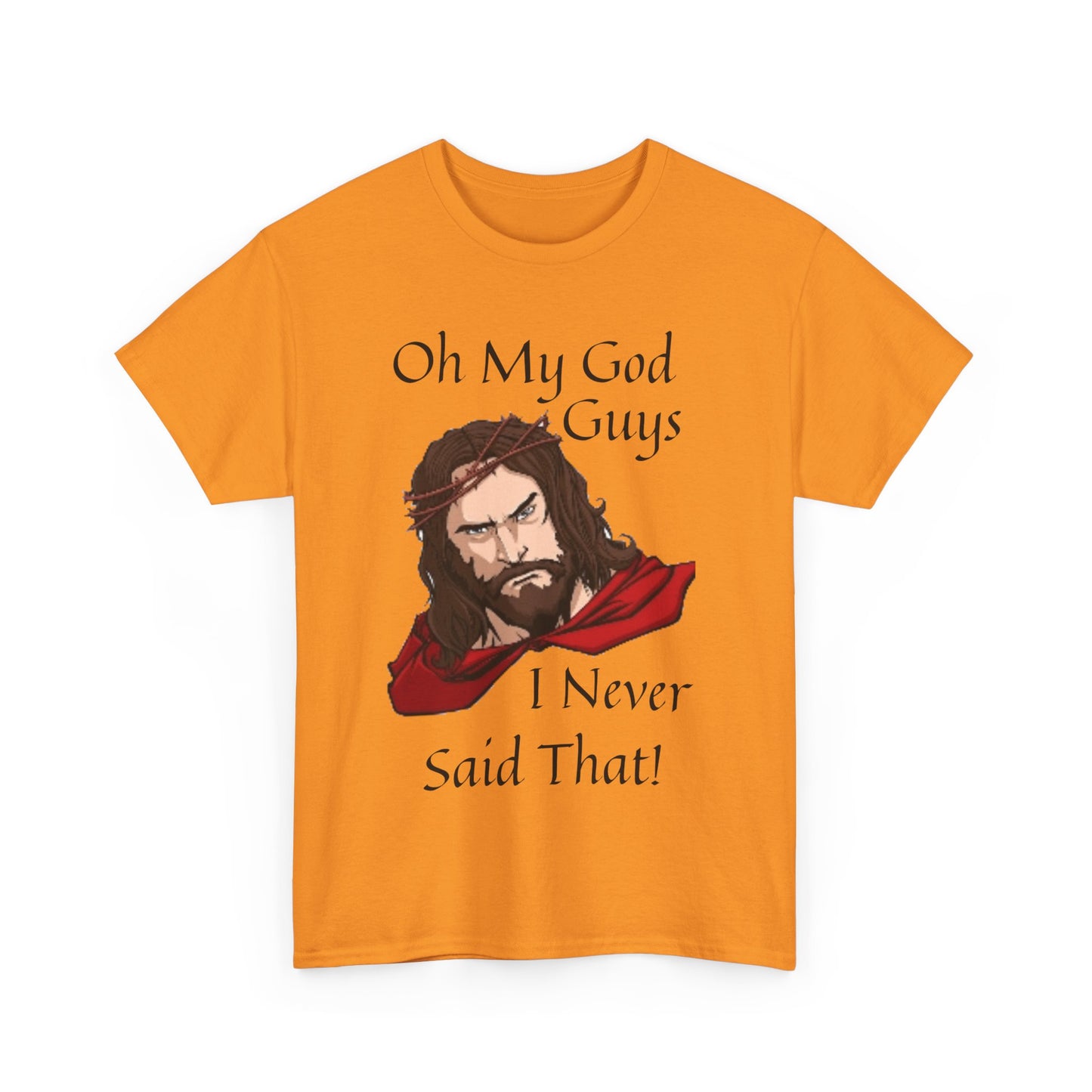 Oh My God - Unisex Heavy Cotton Tee - T-Shirts - Religious