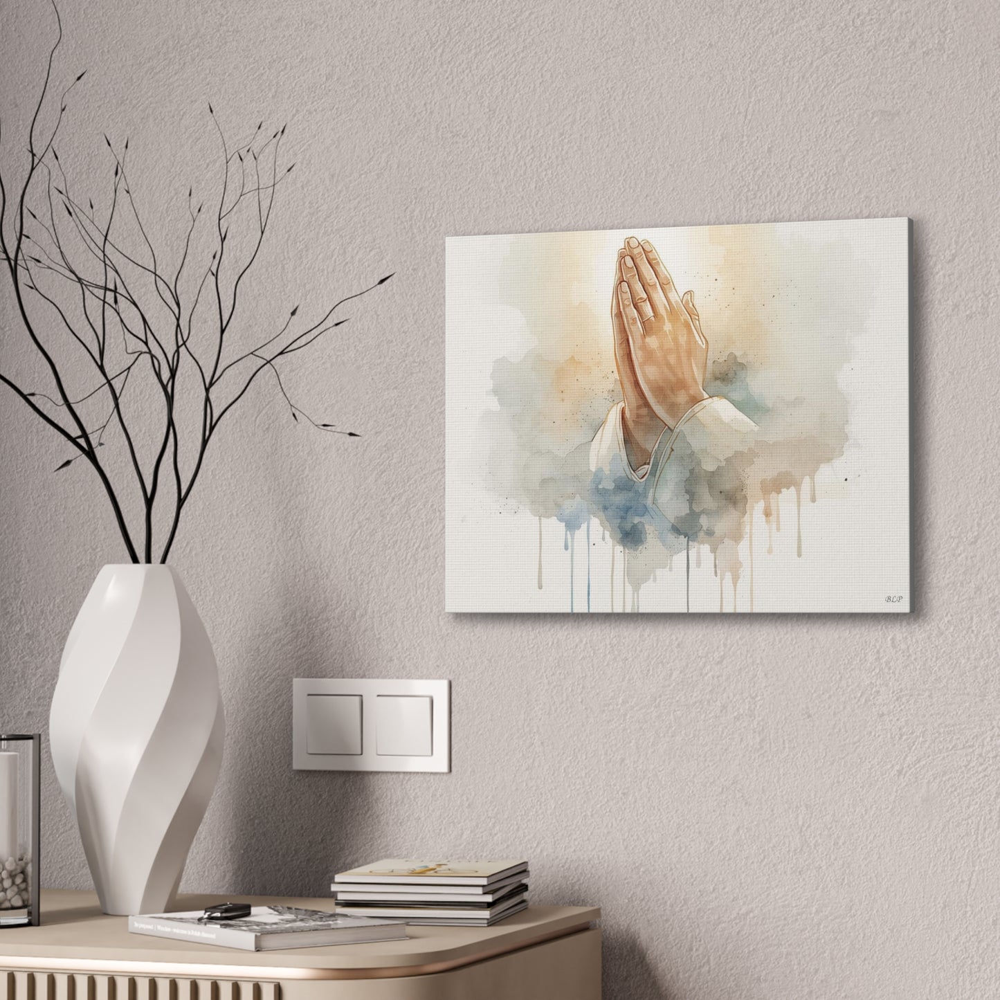 Praying - Canvas Stretched, 0.75" - 2026 Wall Art - Religion