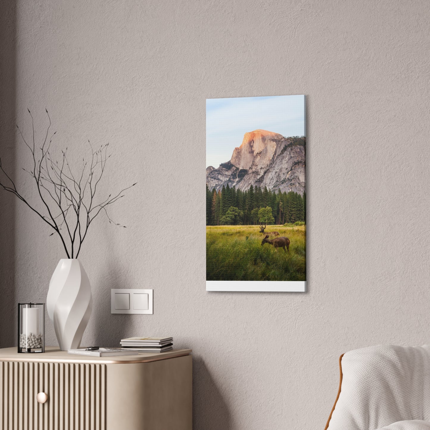 Half Dome Meadow - Canvas Stretched, 0.75"