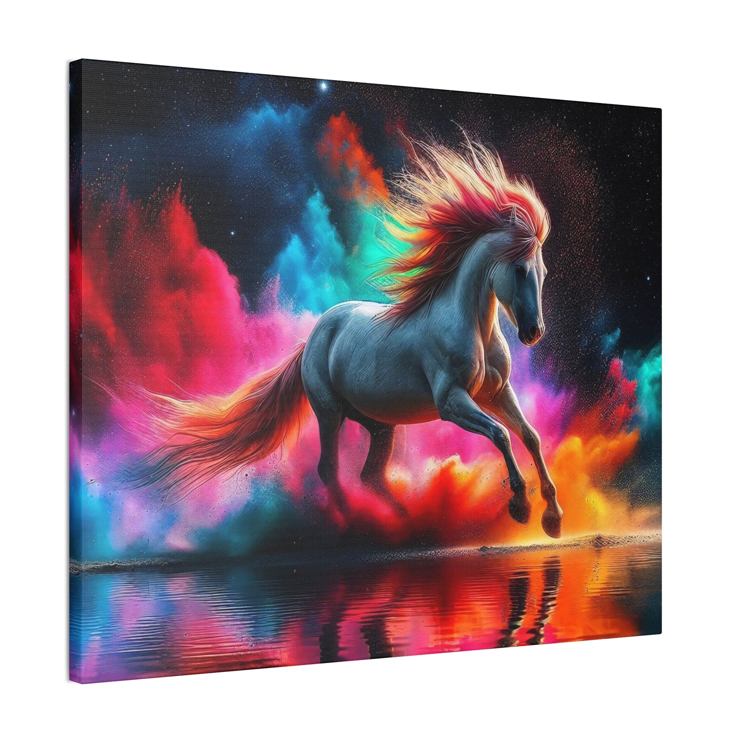 Colorful Horse - Canvas Stretched, 0.75"