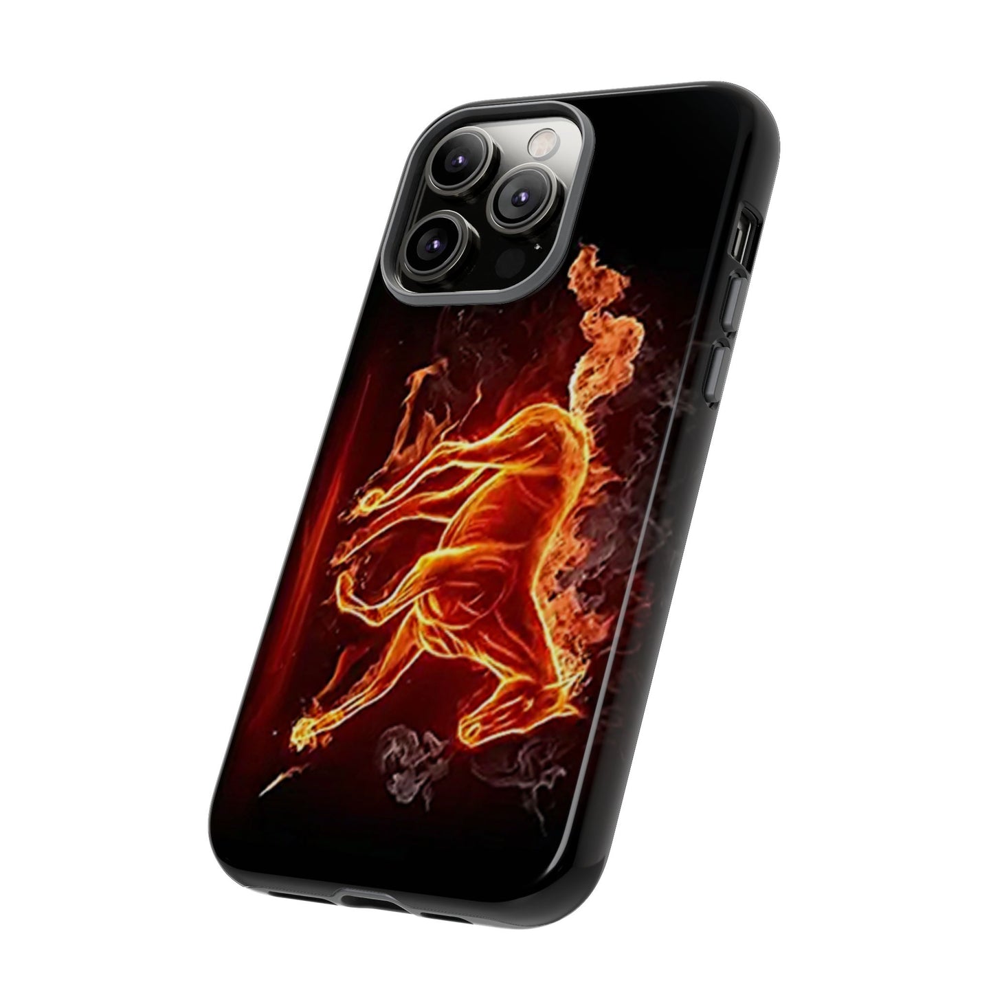 Burning Horse - Whimsical Phone Cases