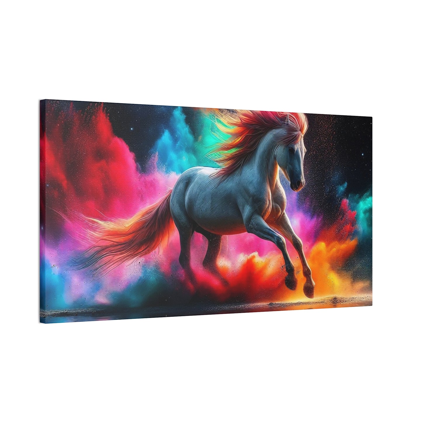 Colorful Horse - Canvas Stretched, 0.75"