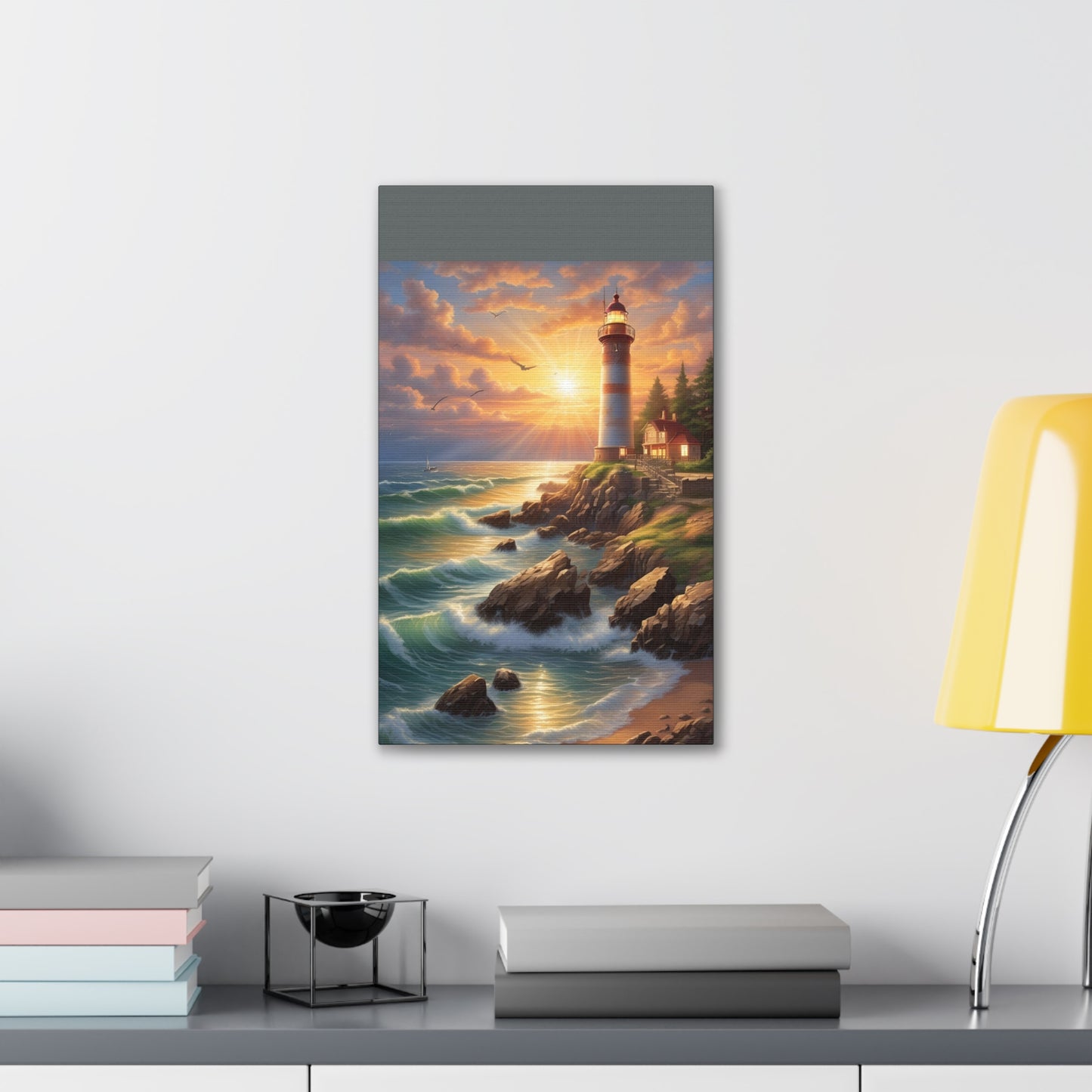 Light House - Canvas Stretched, 0.75"