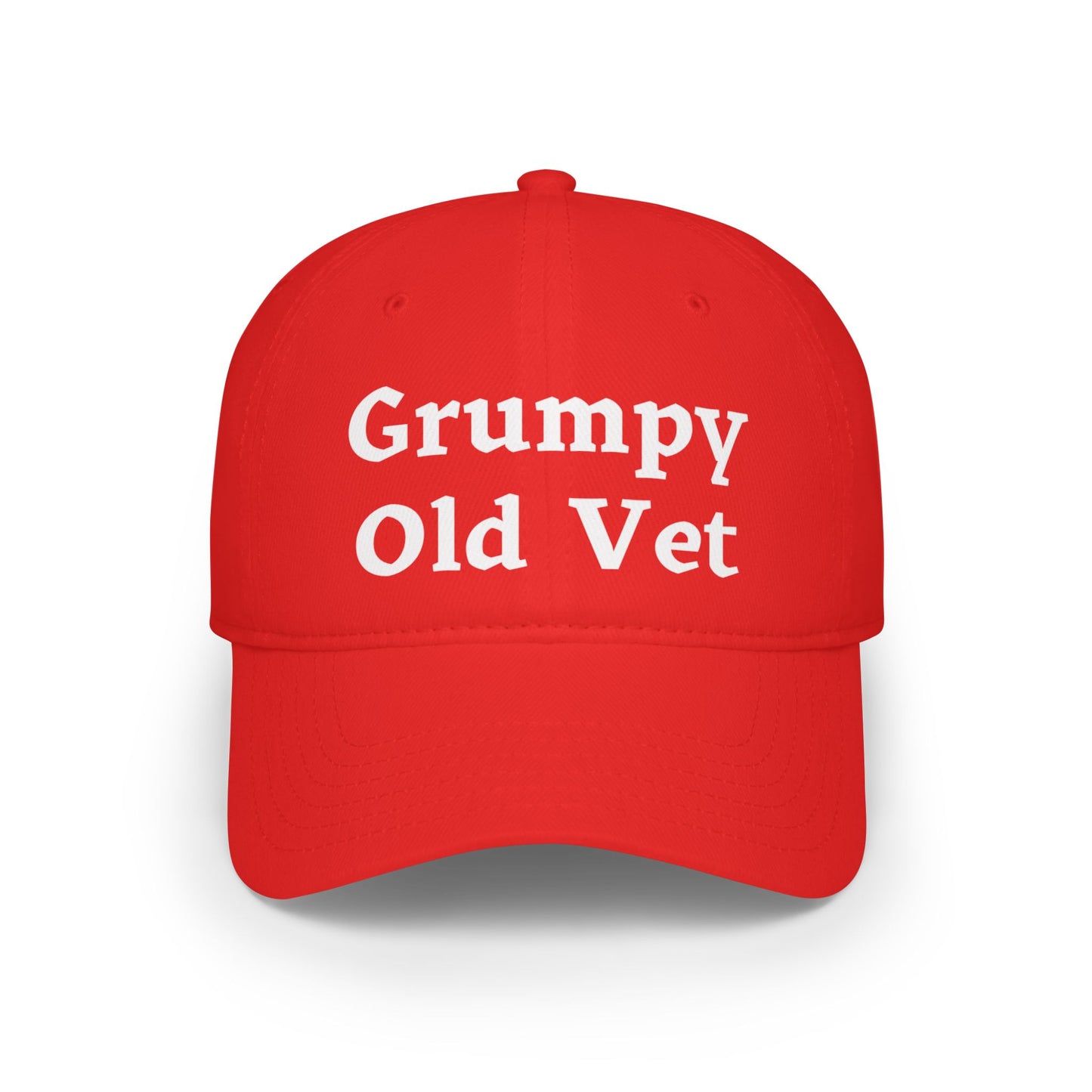 Grumpy Old Vet - Low Profile Ball Cap - Veterans - ETSY
