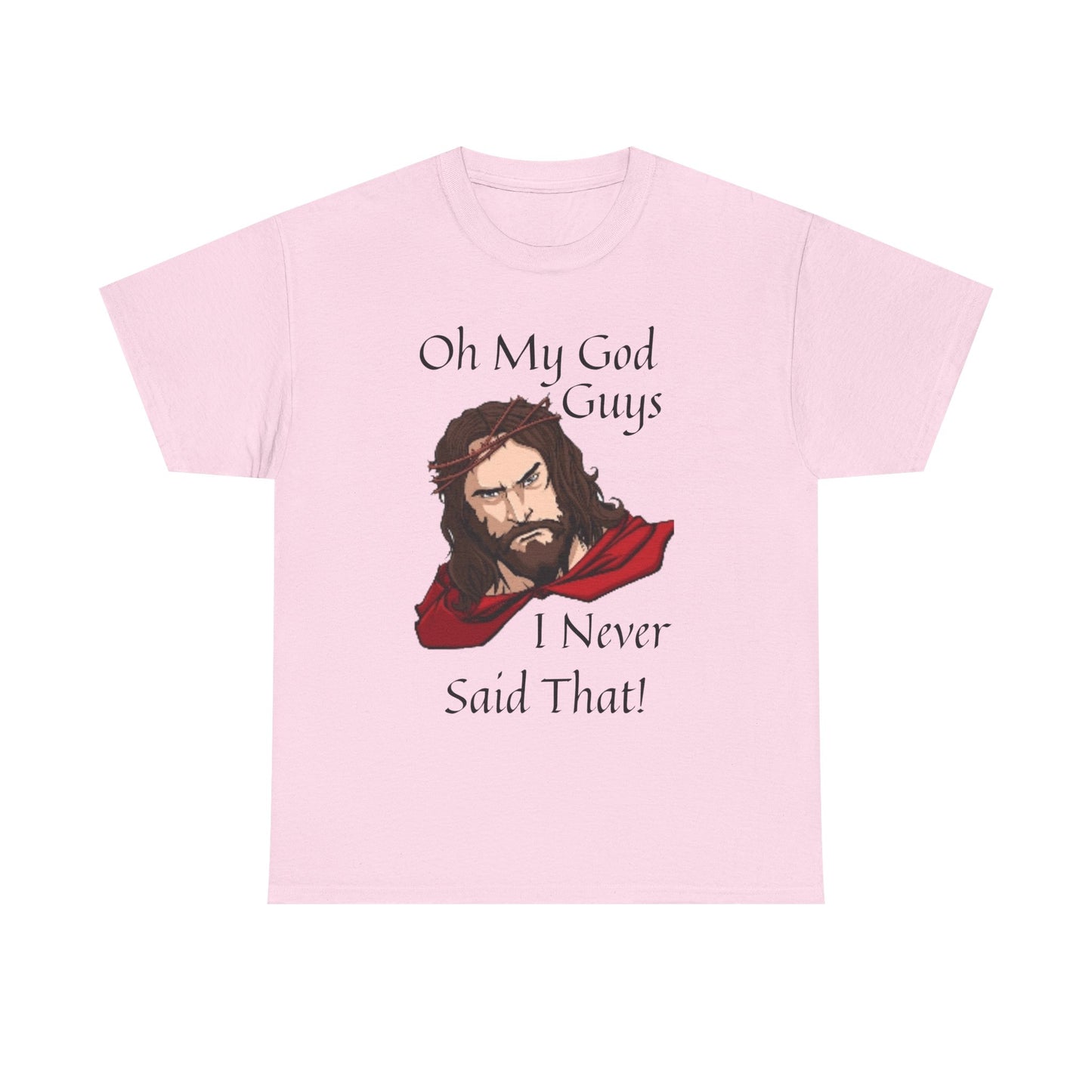 Oh My God - Unisex Heavy Cotton Tee - T-Shirts - Religious